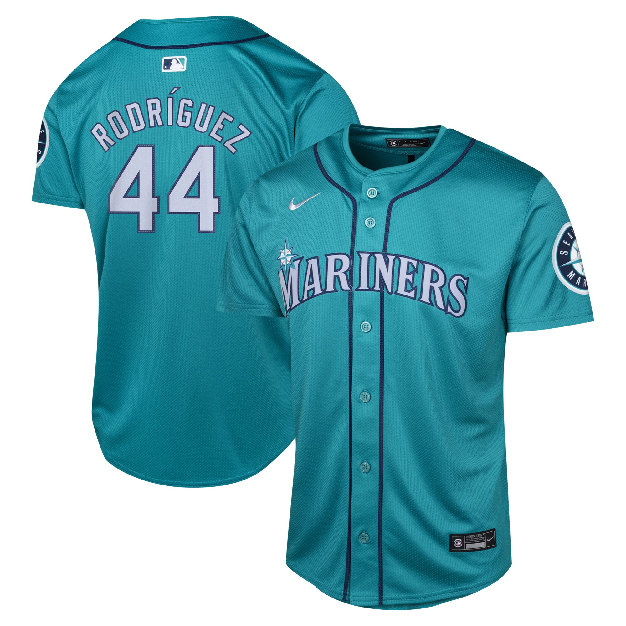 Youth Seattle Mariners Julio Rodr?guez Aqua Alternate Limited Player Jersey