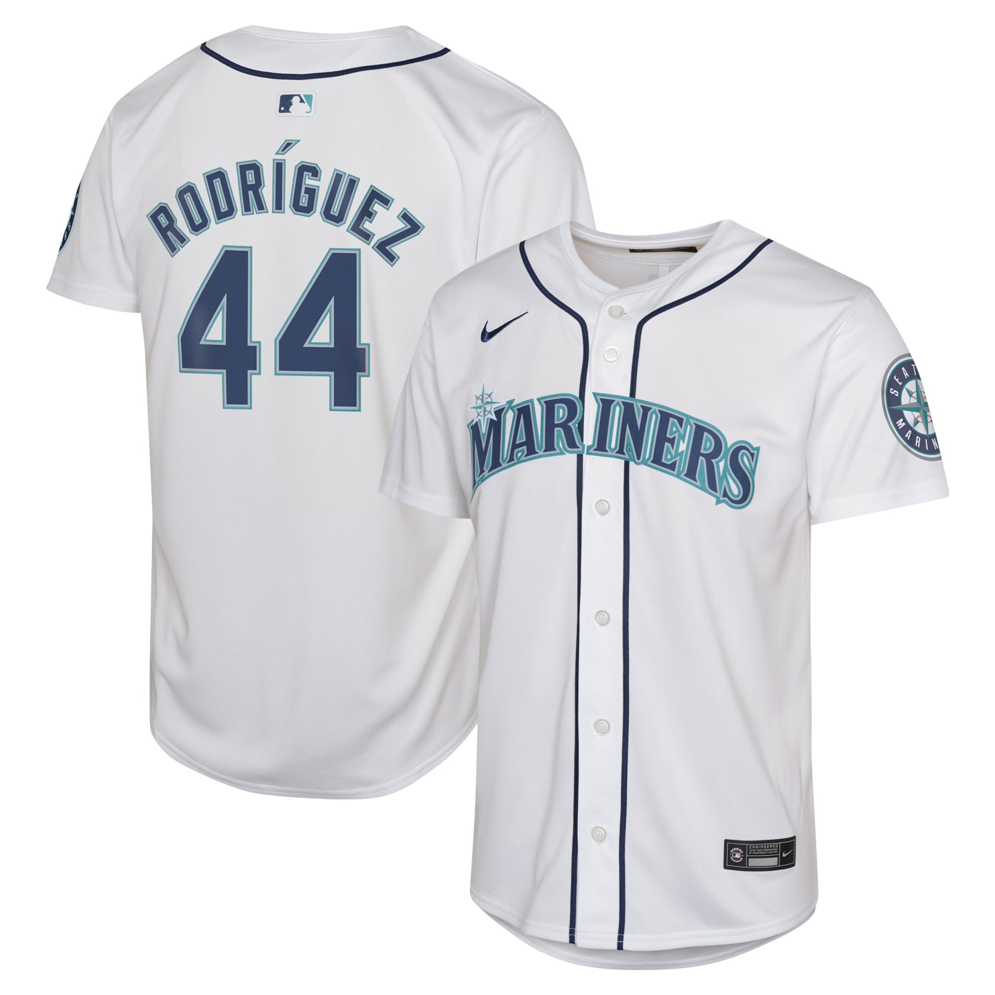 Youth Seattle Mariners Julio Rodr?guez White Home Limited Jersey