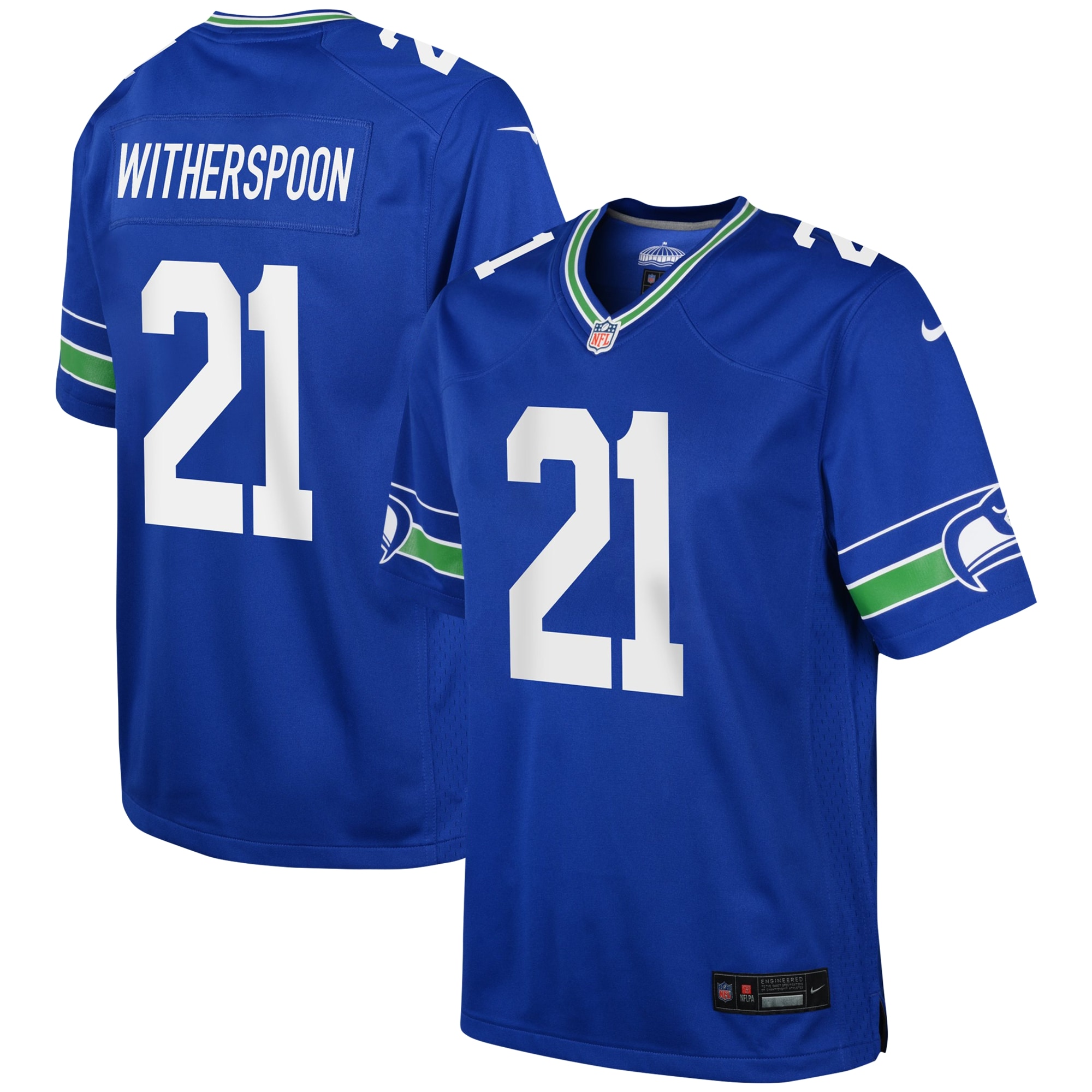 Youth Seattle Seahawks Devon Witherspoon Royal Game Jersey Js6476