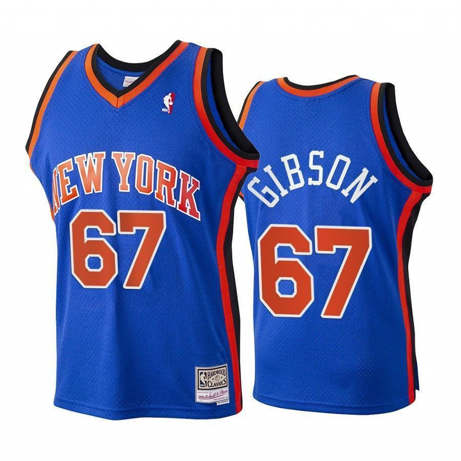 Youth Taj Gibson New York Knicks Hardwood Classics Jersey - Blue