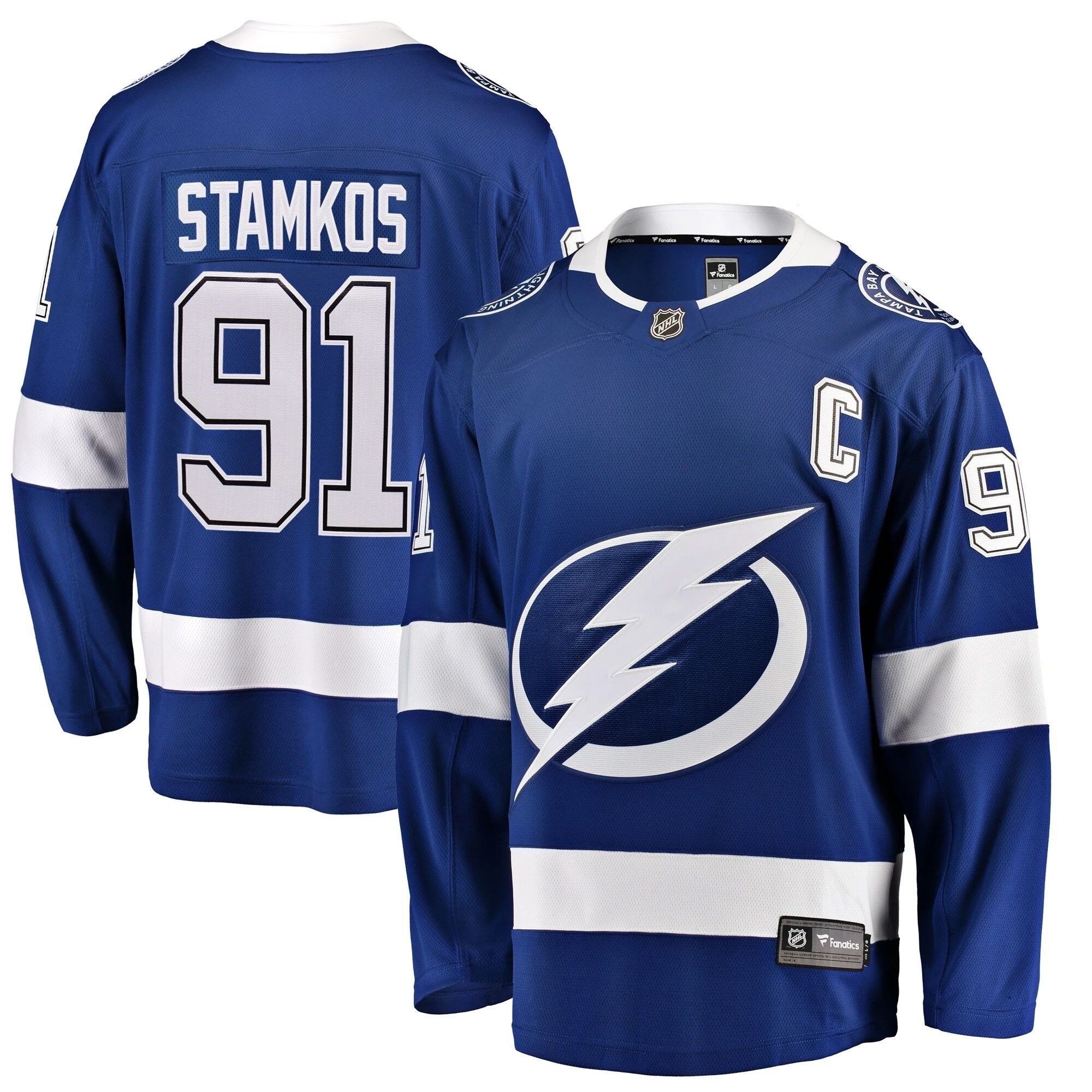 Youth Tampa Bay Lightning Steven Stamkos Blue Breakaway Player Jersey
