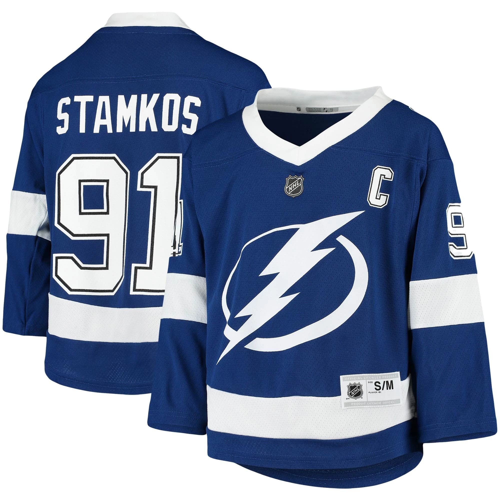 Youth Tampa Bay Lightning Steven Stamkos Blue Home Player Jersey