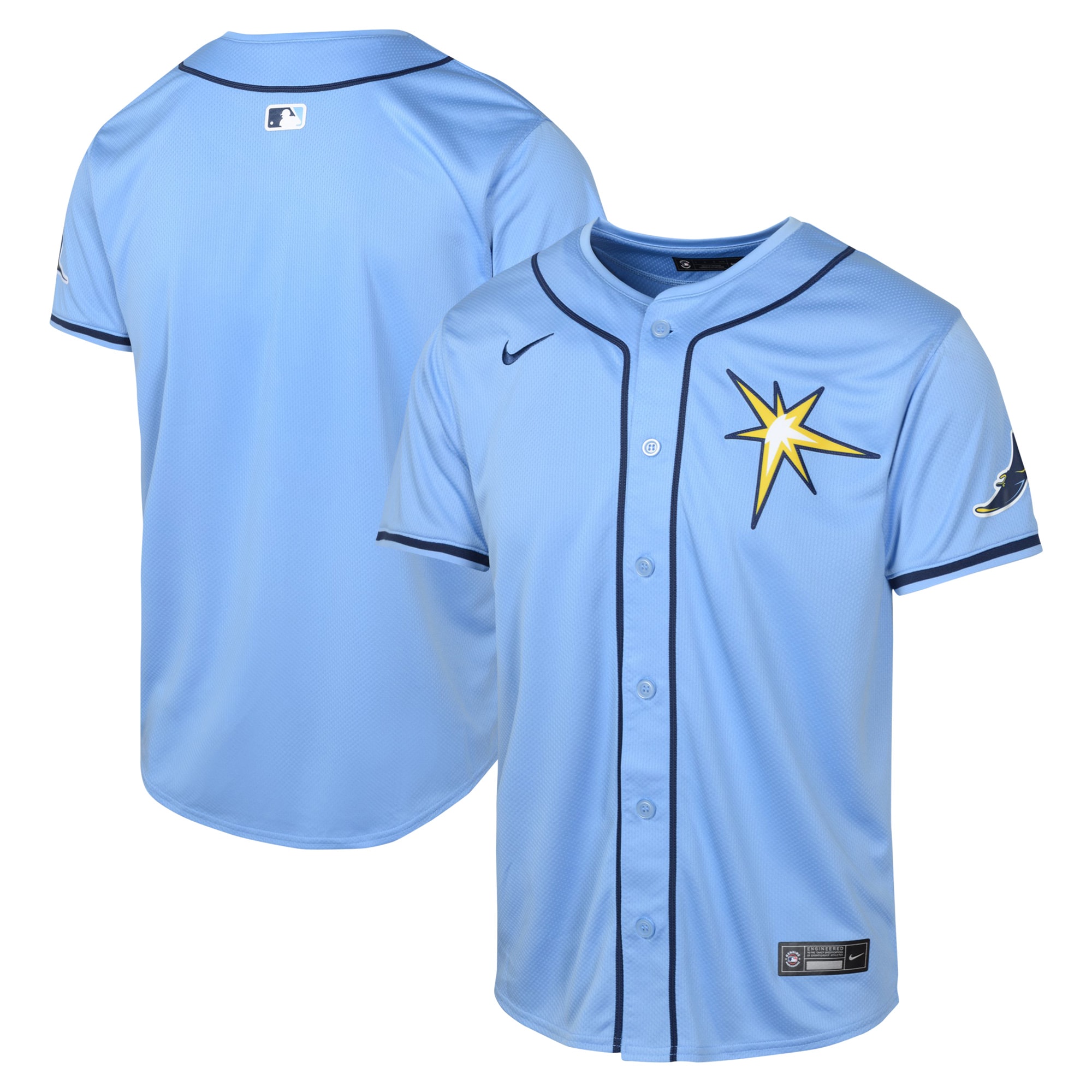 Youth Tampa Bay Rays Light Blue Alternate Limited Jersey