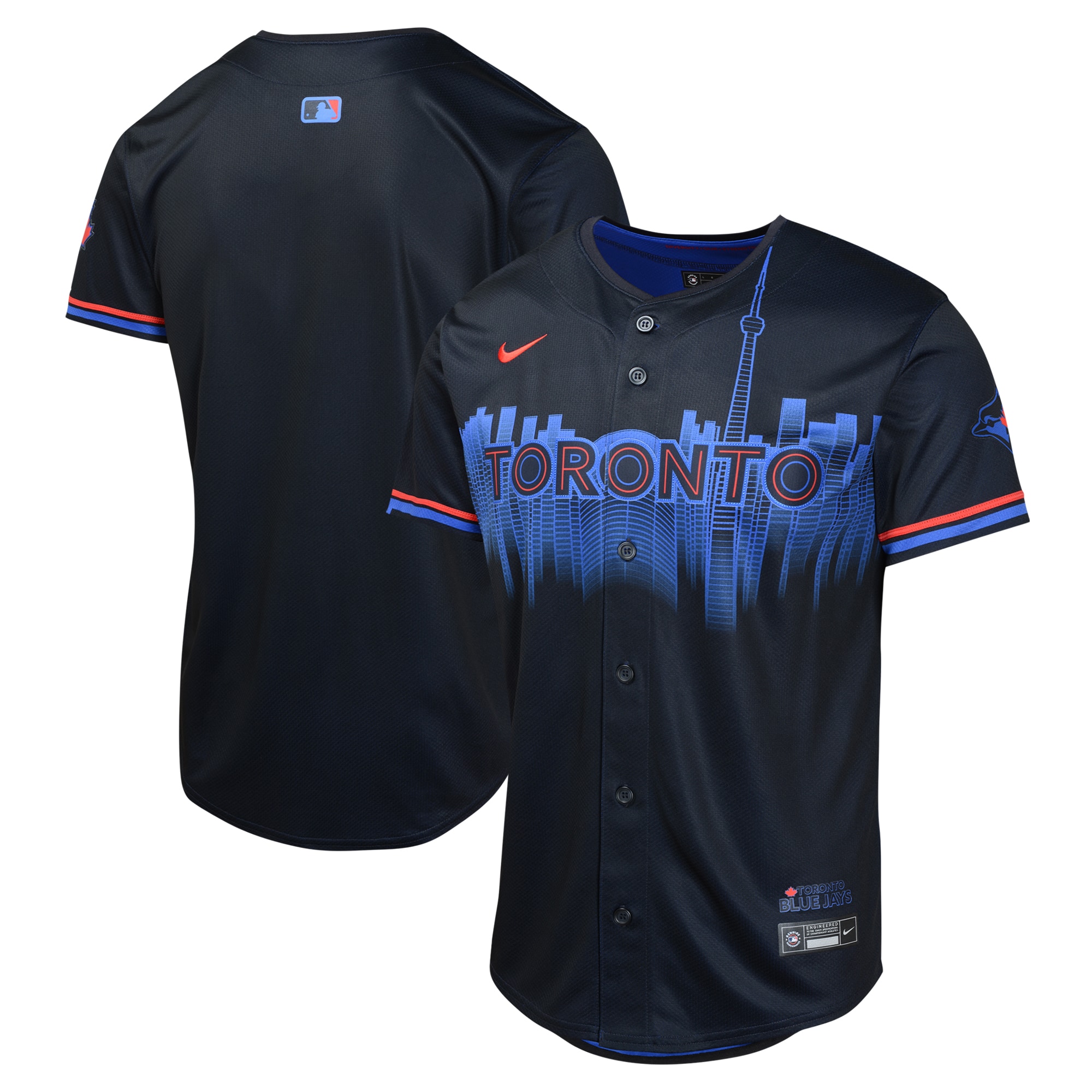Youth Toronto Blue Jays Black 2024 City Connect Limited Jersey