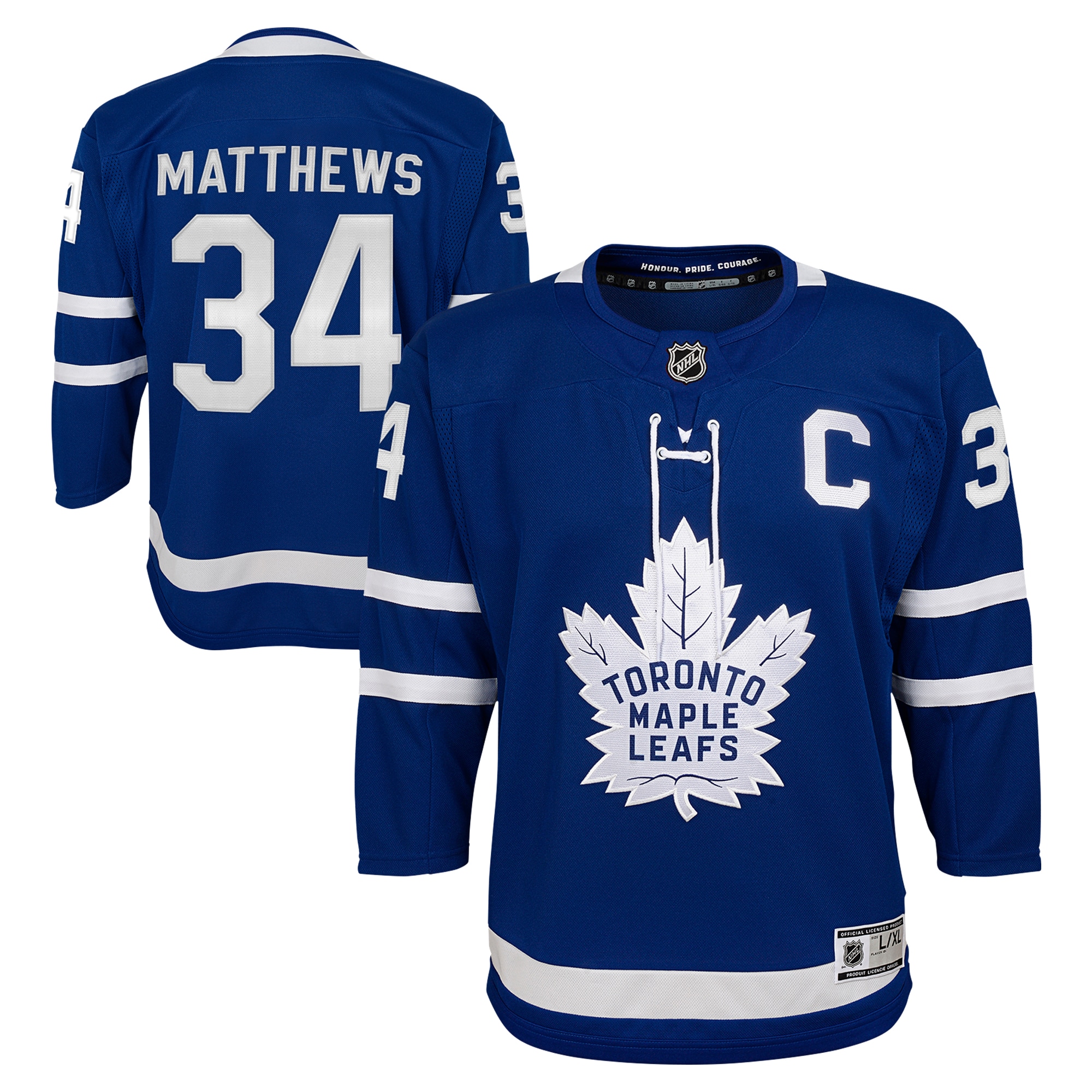 Youth Toronto Maple Leafs Auston Matthews Blue Home Premier Player Jersey