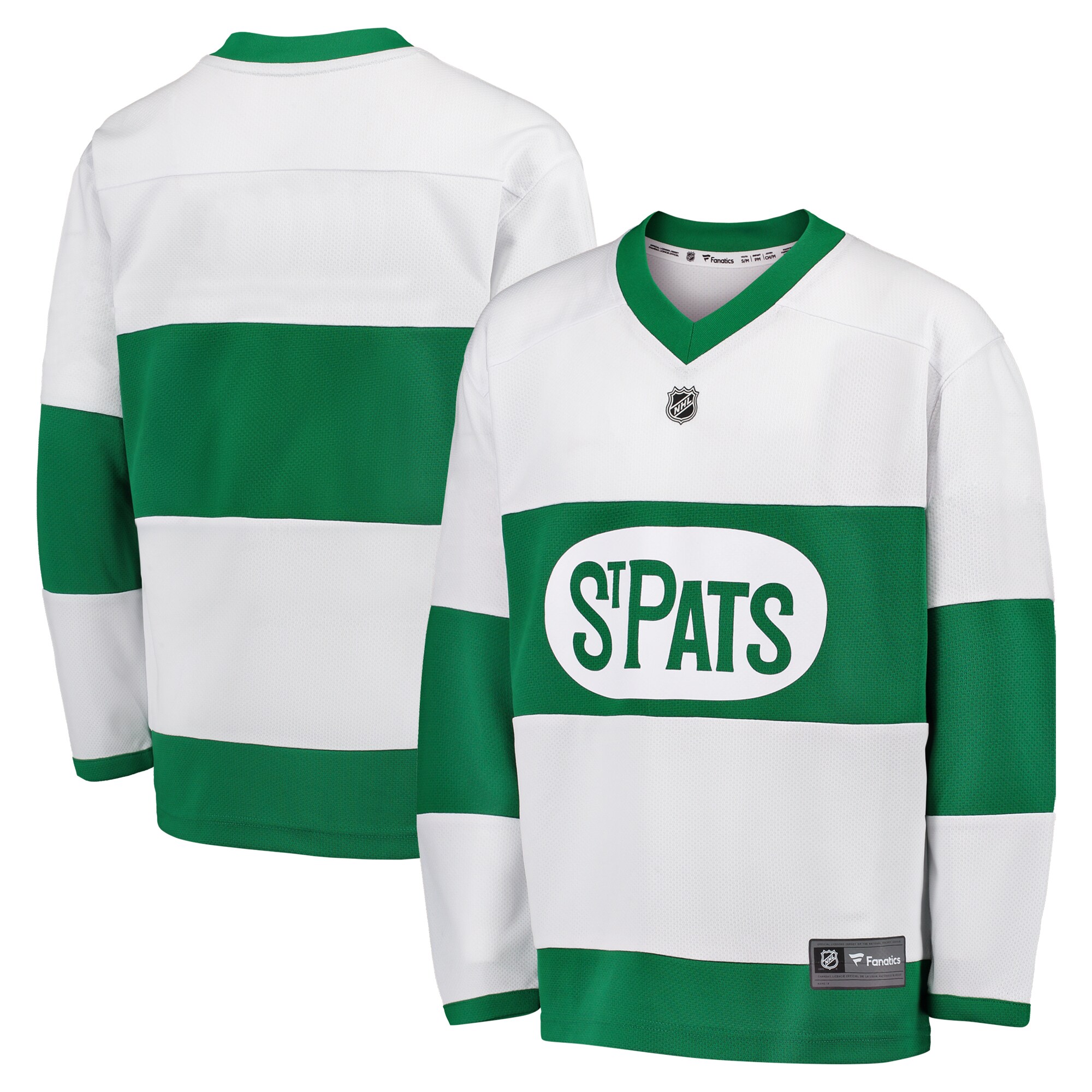 Youth Toronto Maple Leafs White Away Blank Jersey