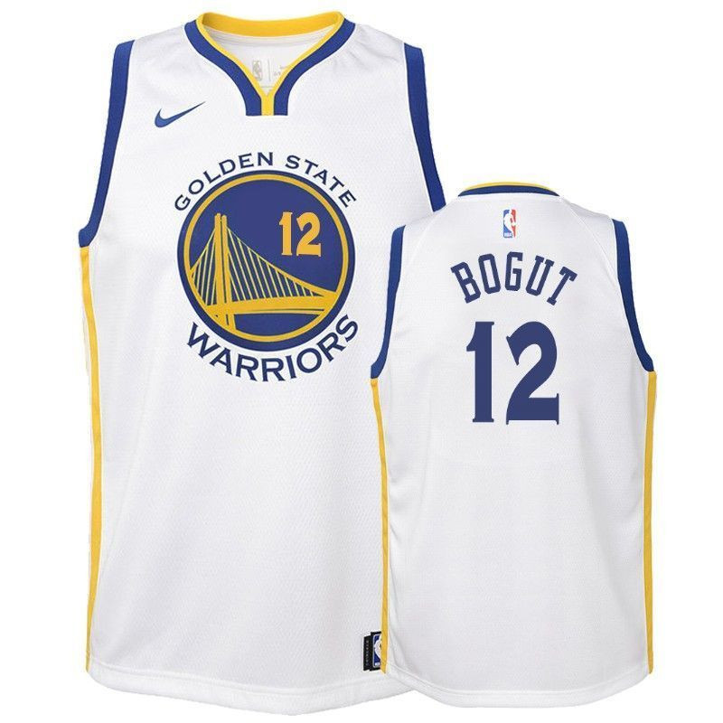Youth Warriors Andrew Bogut 12 Association White Jersey