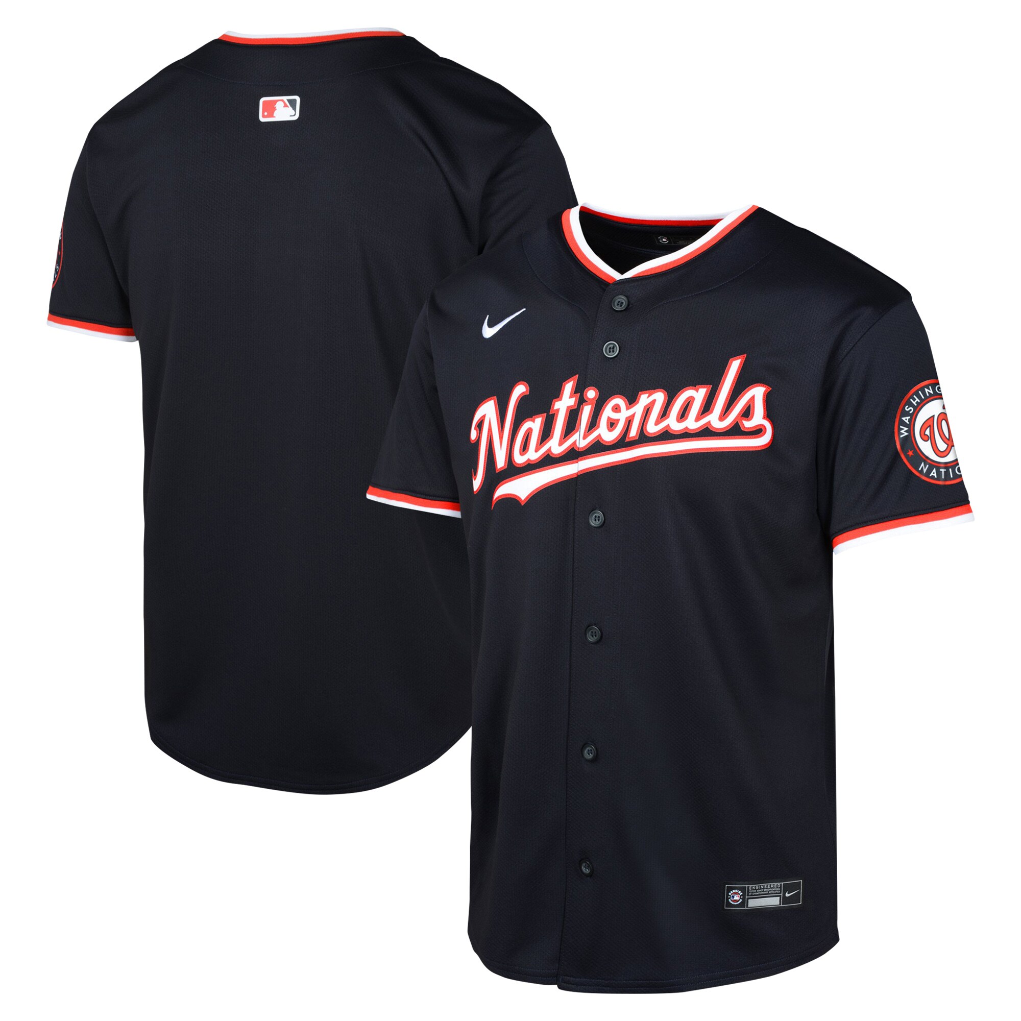 Youth Washington Nationals Navy Alternate Limited Jersey
