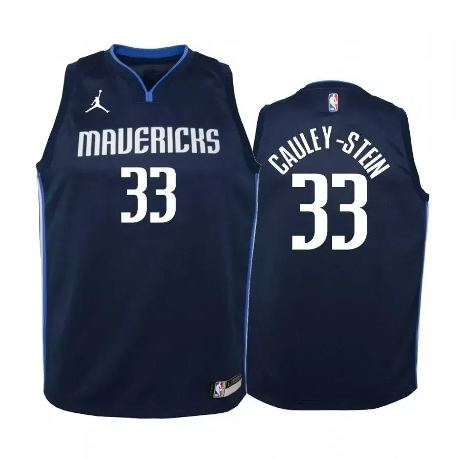Youth Willie Cauley-stein Dallas Mavericks Navy Statet Jersey Jumpman