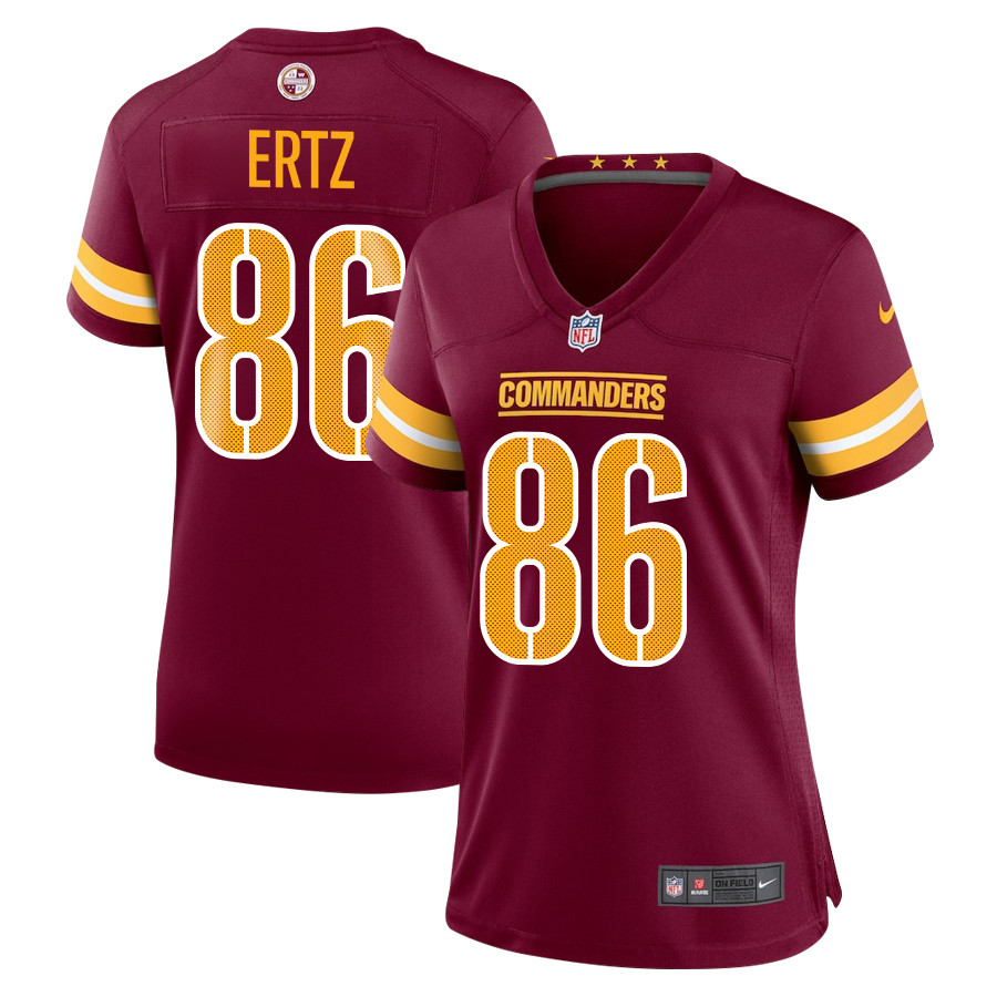 Zach Ertz 86 Washington Commanders Game Women Jersey - Burgundy Js6175