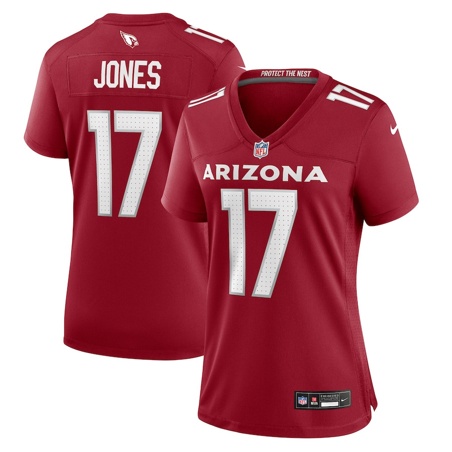 Zay Jones 17 Arizona Cardinals Women's Game Jersey - Cardinal Js8735