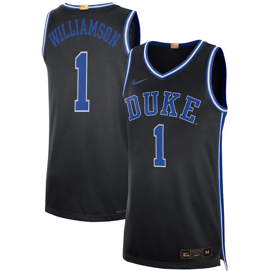 Zion Williamson Duke Blue Devils Player Limited Basketball Jersey - Black