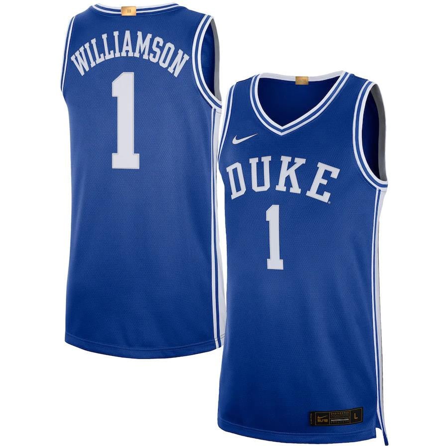 Zion Williamson Duke Blue Devils Player Limited Basketball Jersey - Royal