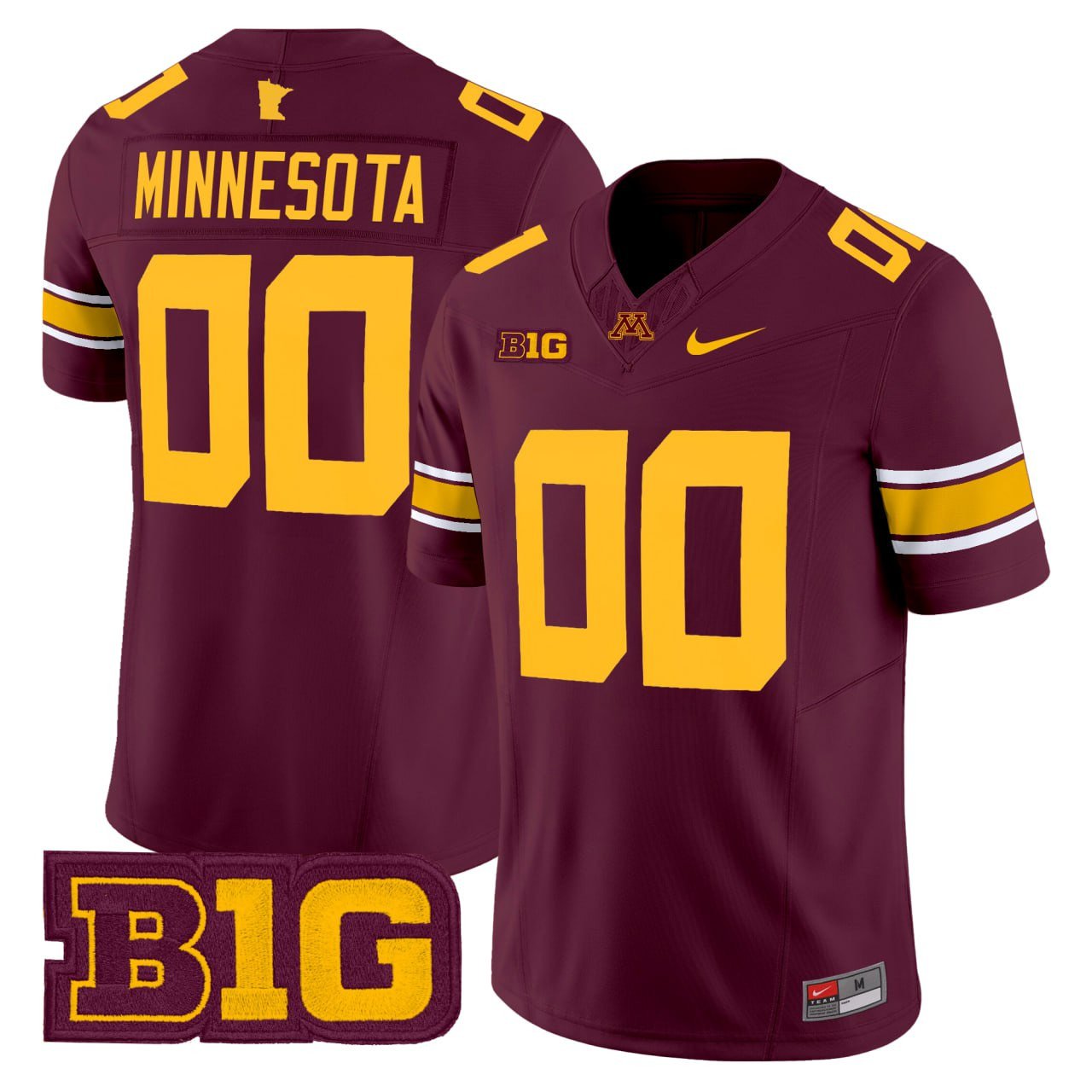 Minnesota Golden Gopher Maroon Custom Jersey – All Stitched