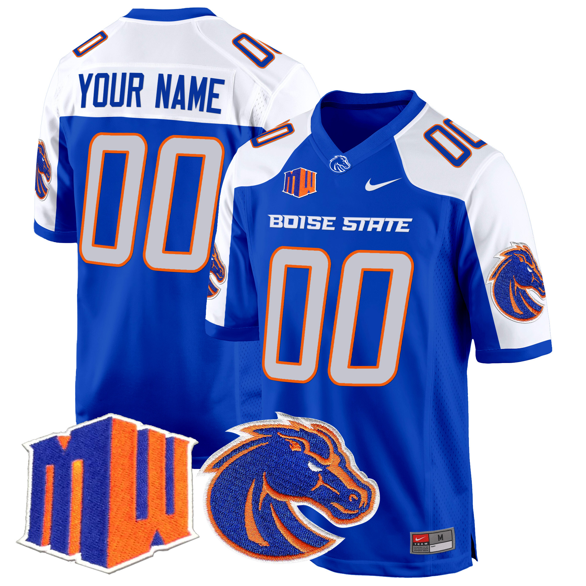 Boise State Broncos 2024 Game Custom Jersey – All Stitched