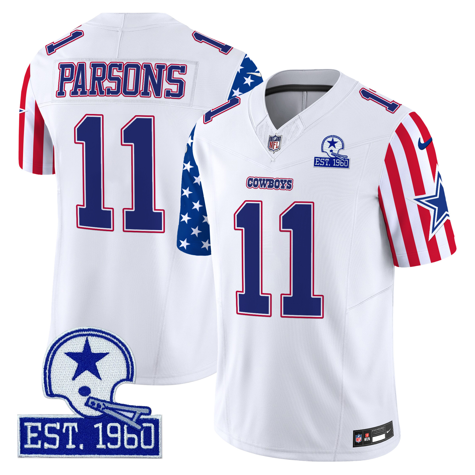 Men’s Dallas Cowboys American Style Vapor Limited Jersey – All Stitched