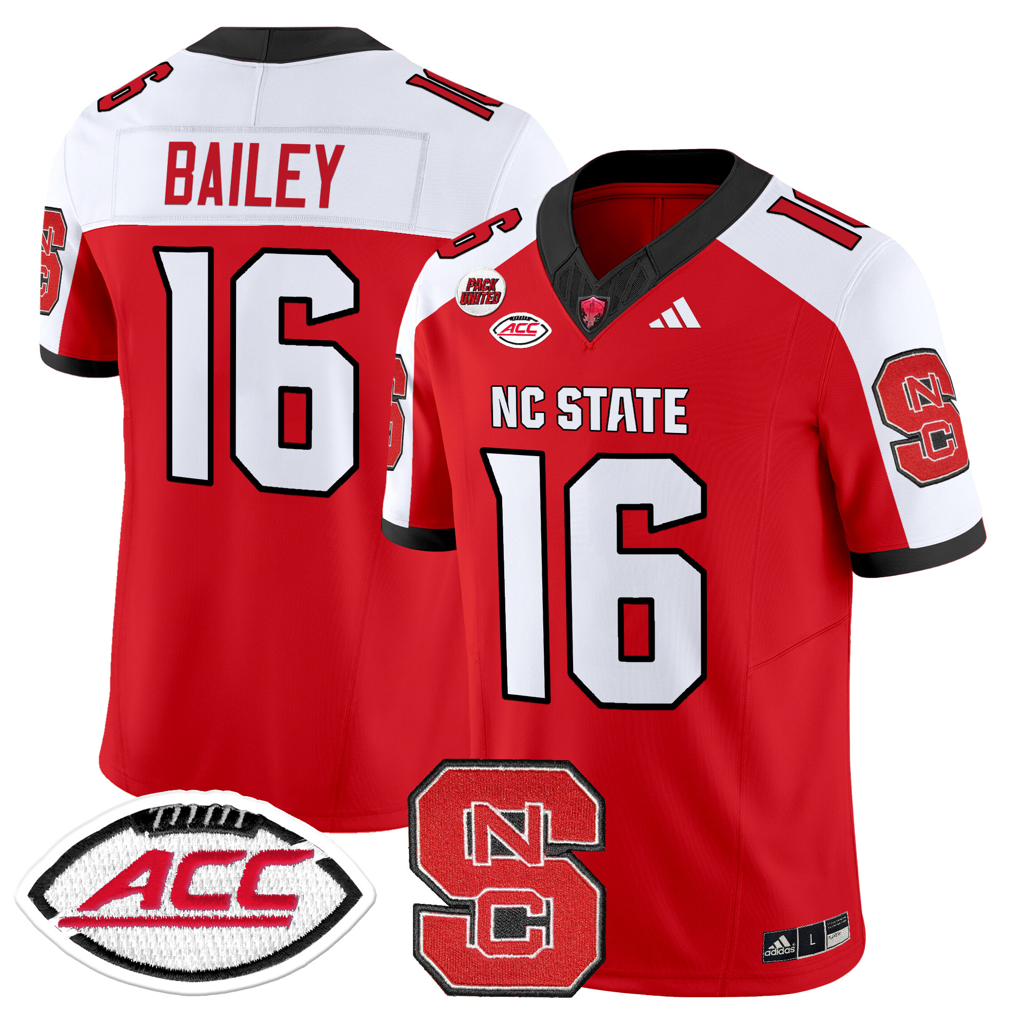 Men’s NC State Wolfpack 2024 Vapor Limited Jersey – All stitched