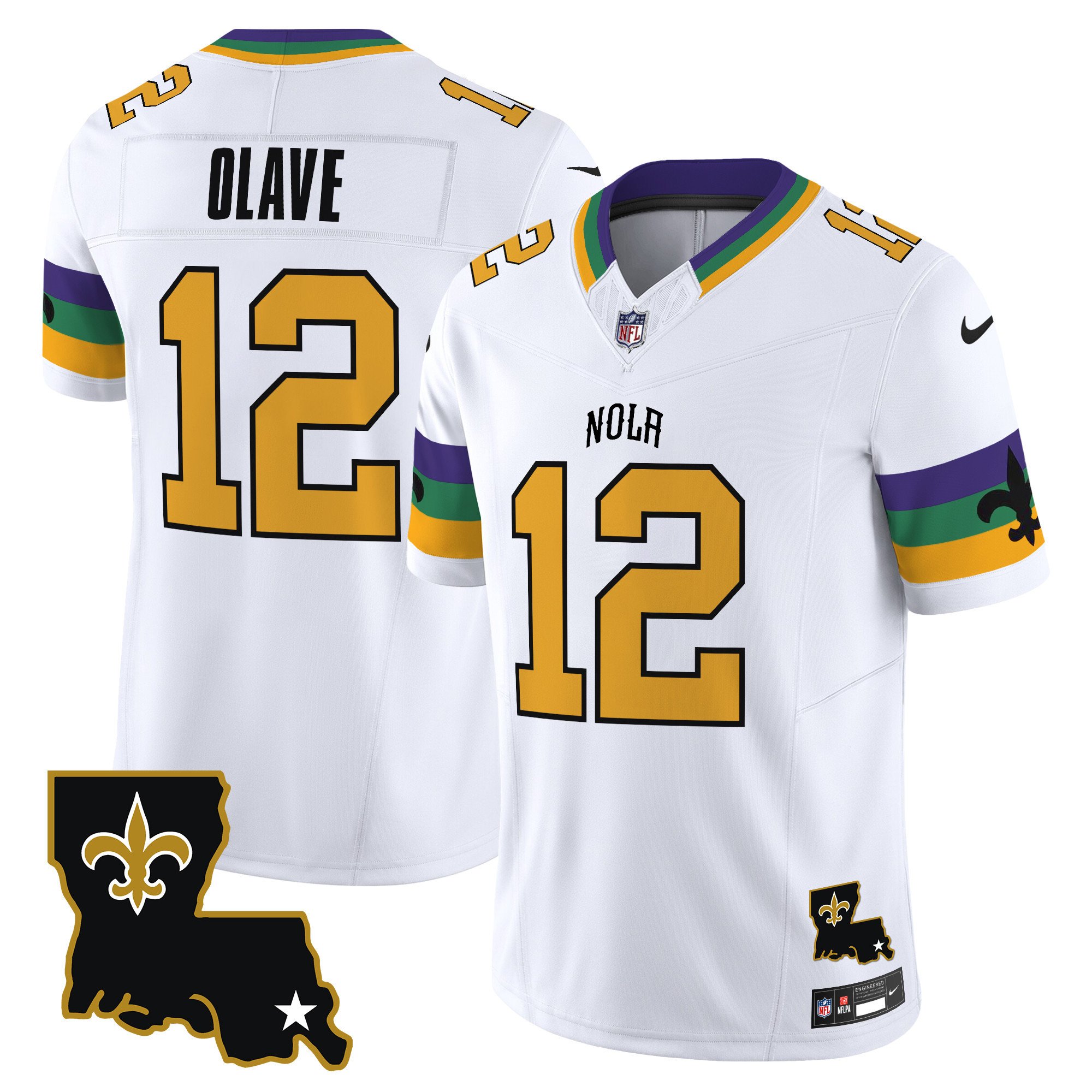 Men’s New Orleans Saints 2024 New Orleans City Vapor Limited Jersey – All Stitched