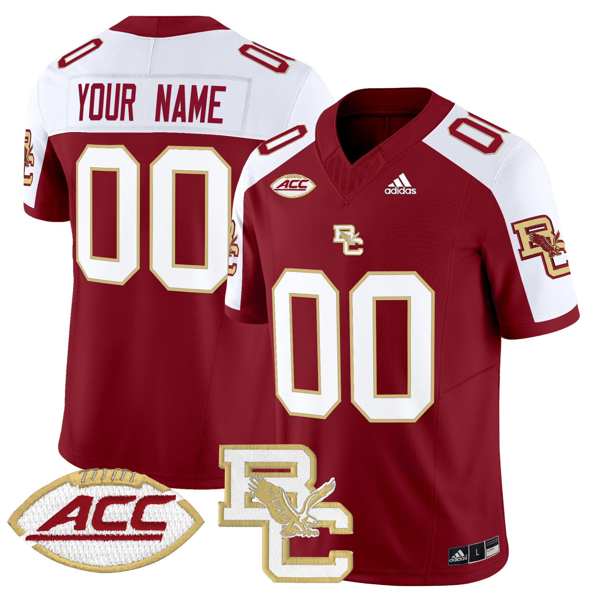 Boston College Eagles 2024 Vapor Limited Custom Jersey – All Stitched