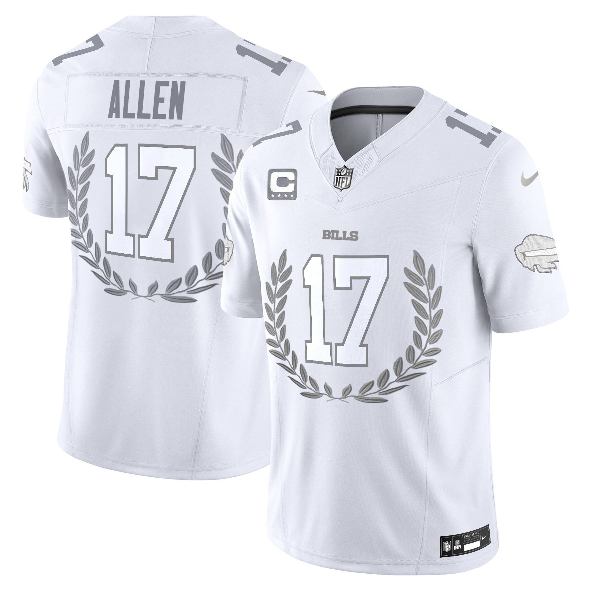 Buffalo Bills Platinum MVP Vapor Limited Jersey – All Stitched
