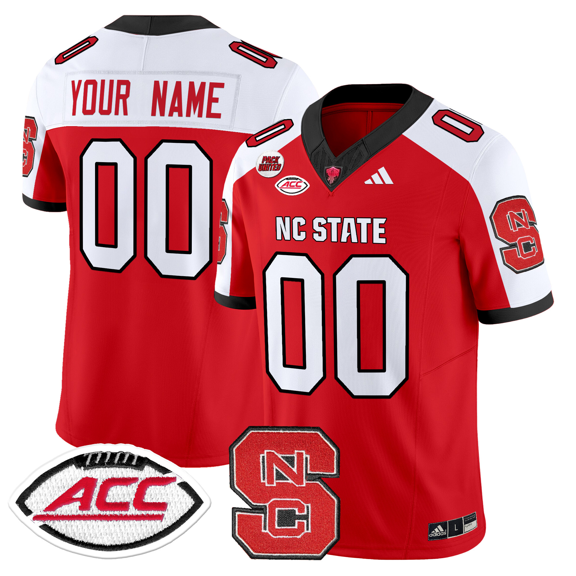 NC State Wolfpack 2024 Vapor Limited Custom Jersey – All stitched