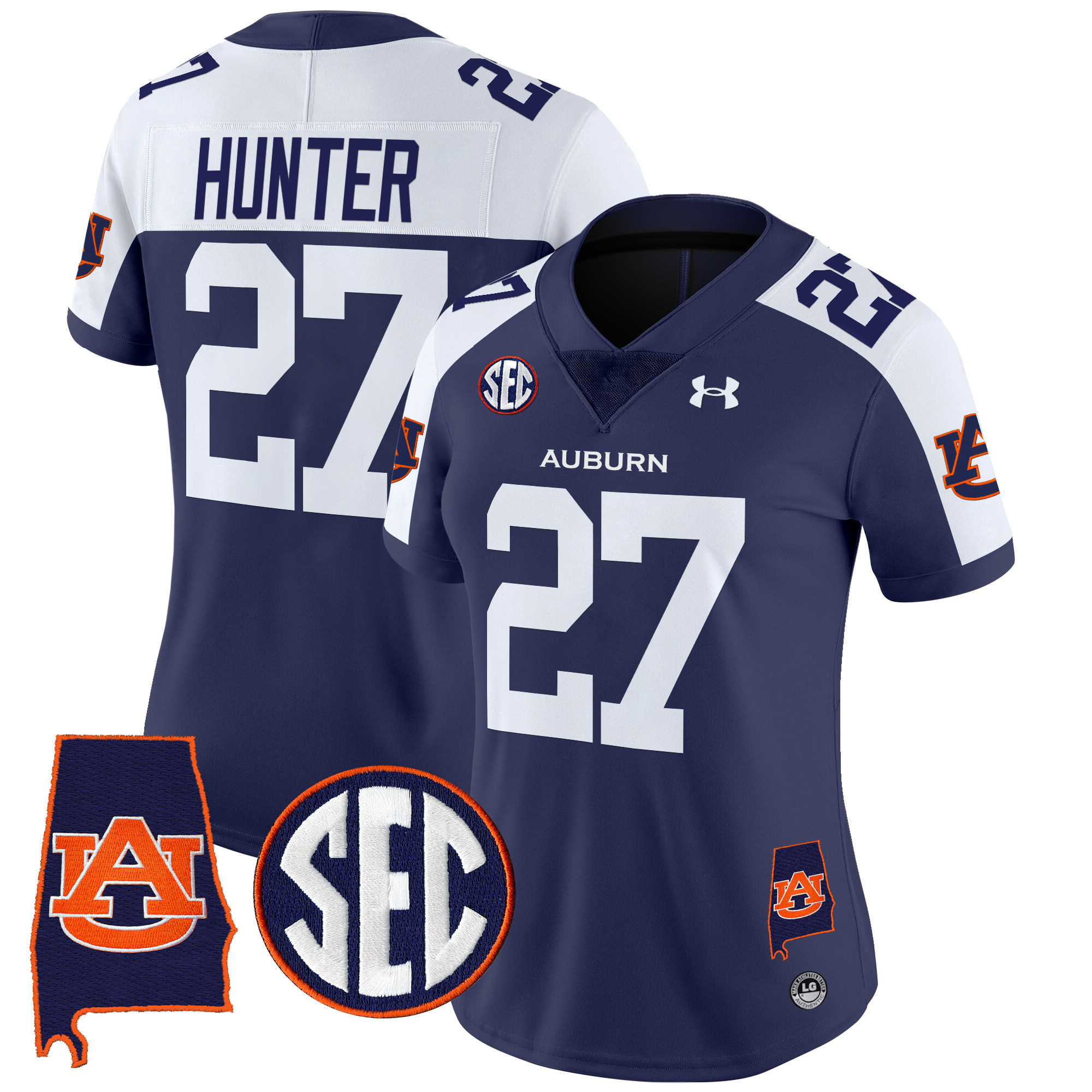 Women’s Auburn Tigers 2024 Alabama Patch Vapor Limited Jersey – All Stitched