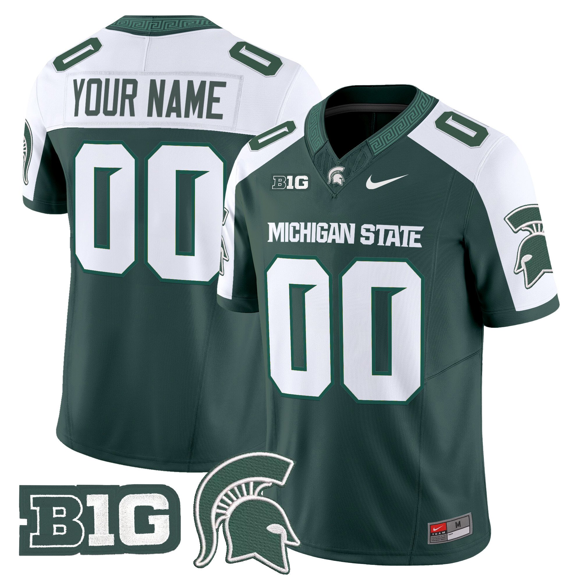 Michigan State Spartans 2024 Vapor Limited Custom Jersey – All Stitched