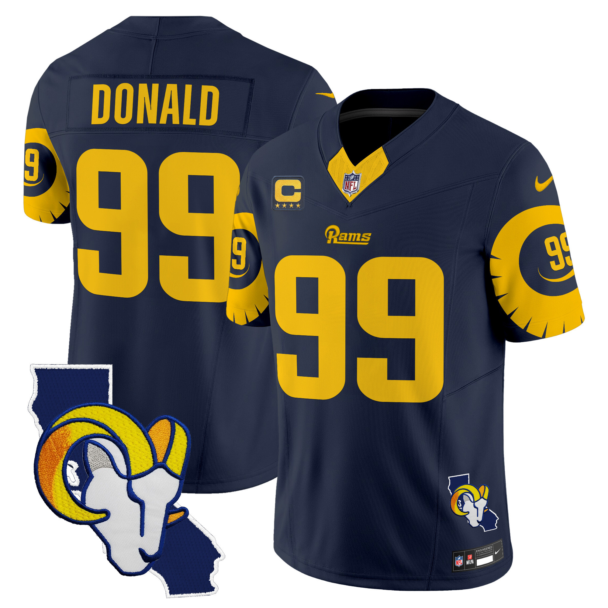 Men’s Los Angeles Rams Special Vapor Limited Jersey V2 – All Stitched