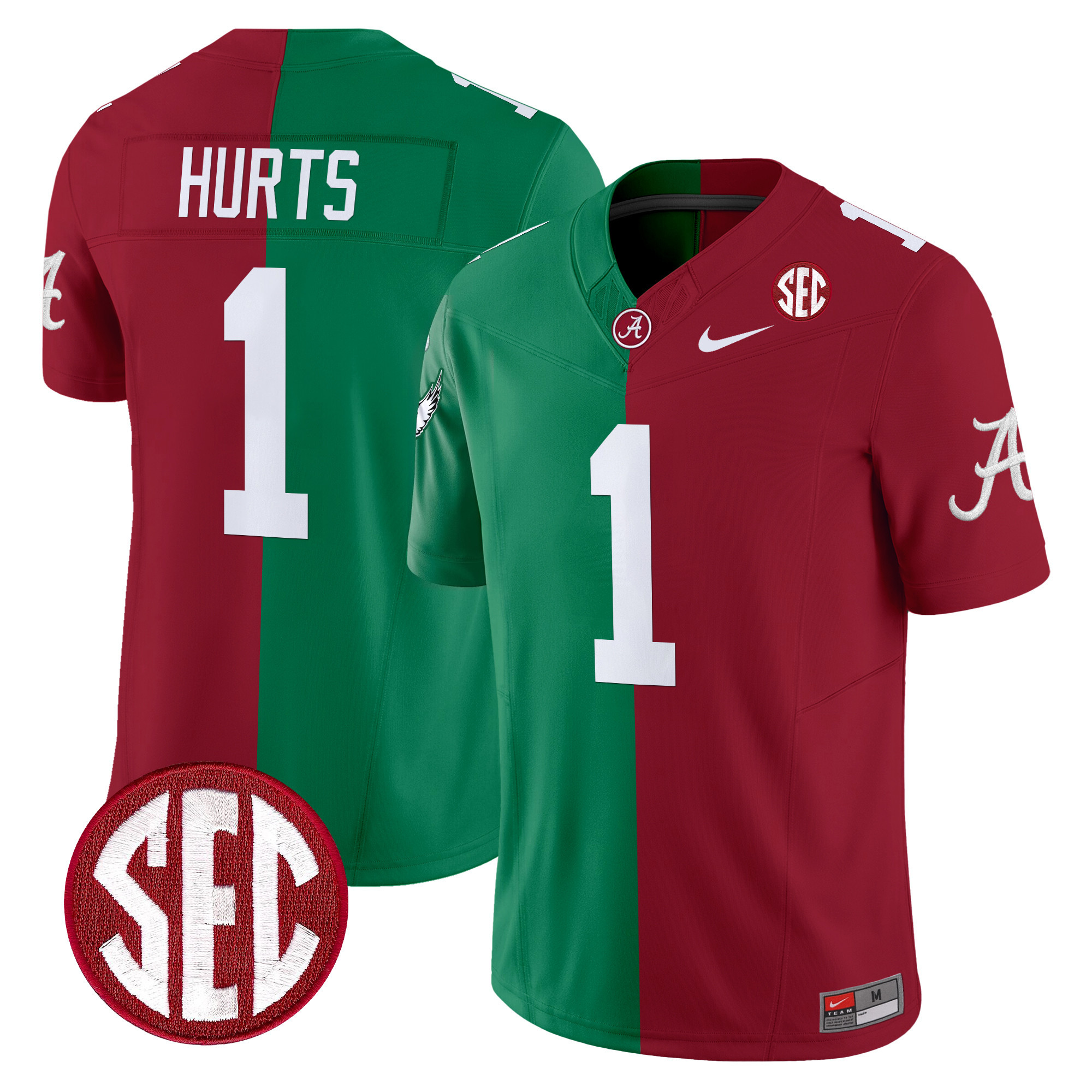 Alabama Crimson Tide Split Vapor Limited Jersey V2 – All Stitched