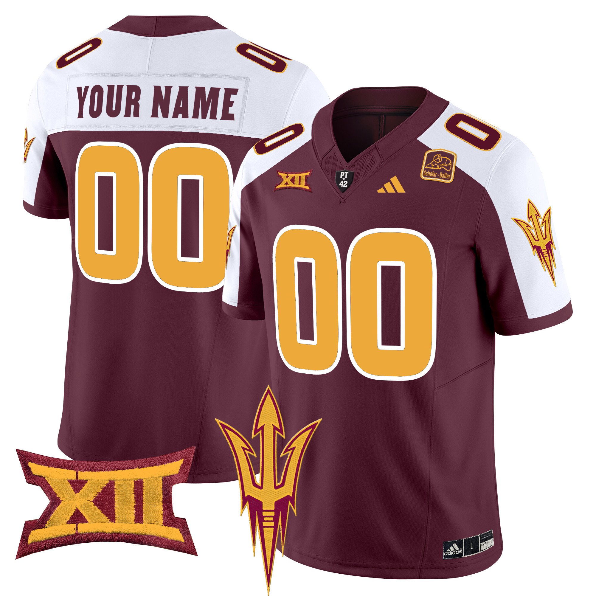 Arizona State Sun Devils 2024 Vapor Limited Custom Jersey – All Stitched