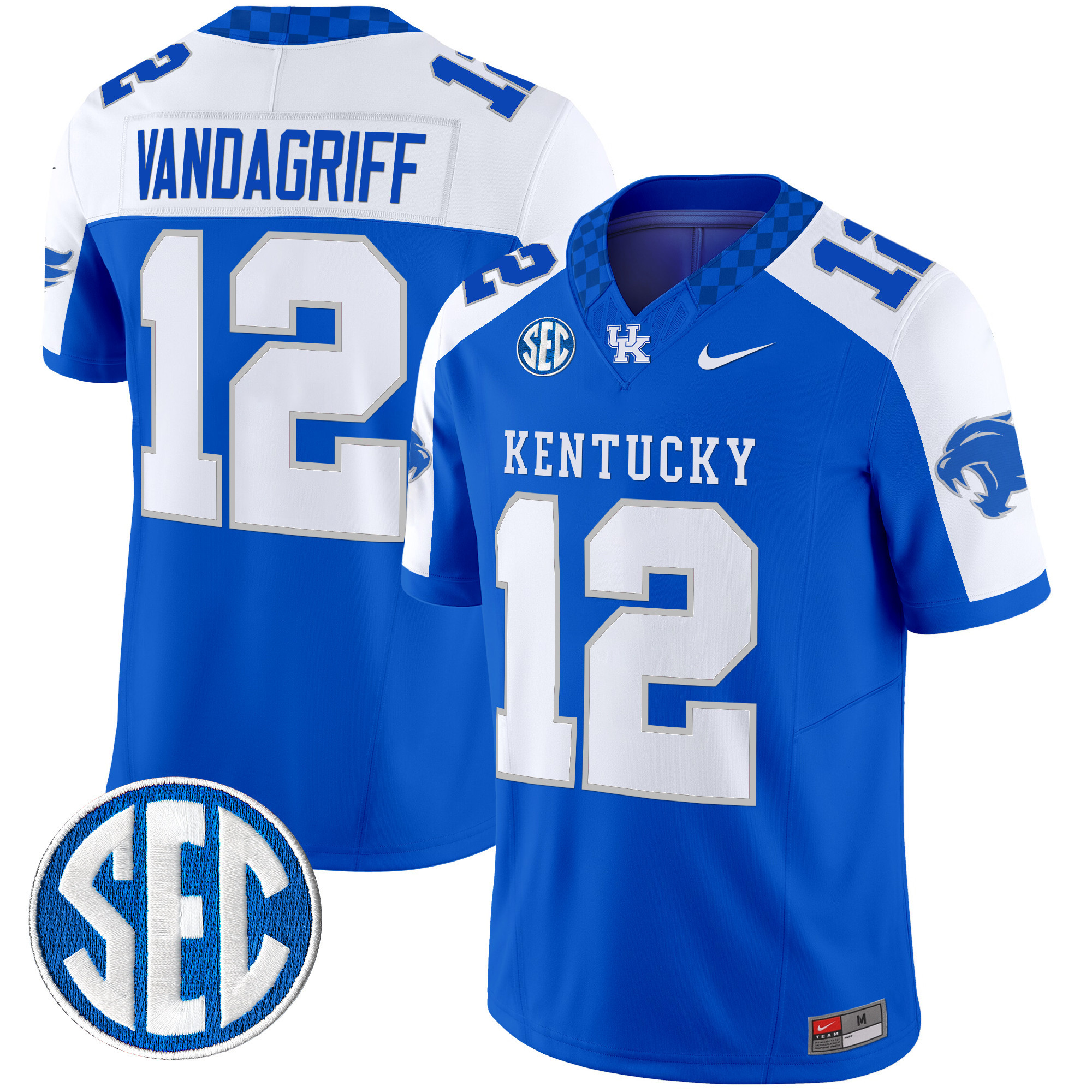 Men’s Kentucky Wildcats 2024 Vapor Limited Jersey – All Stitched