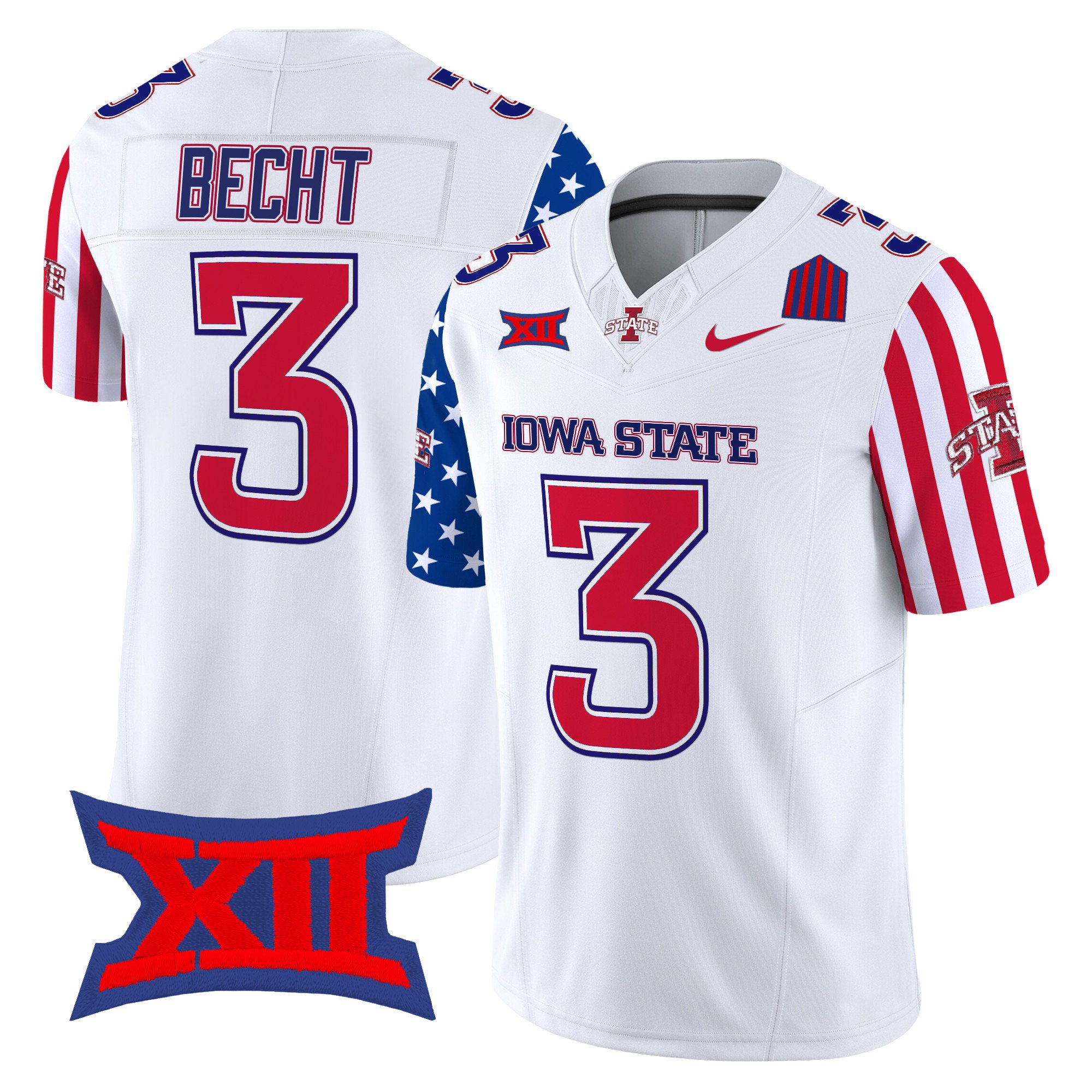 Men’s Iowa State Cyclones American Style Vapor Limited Jersey – All Stitched
