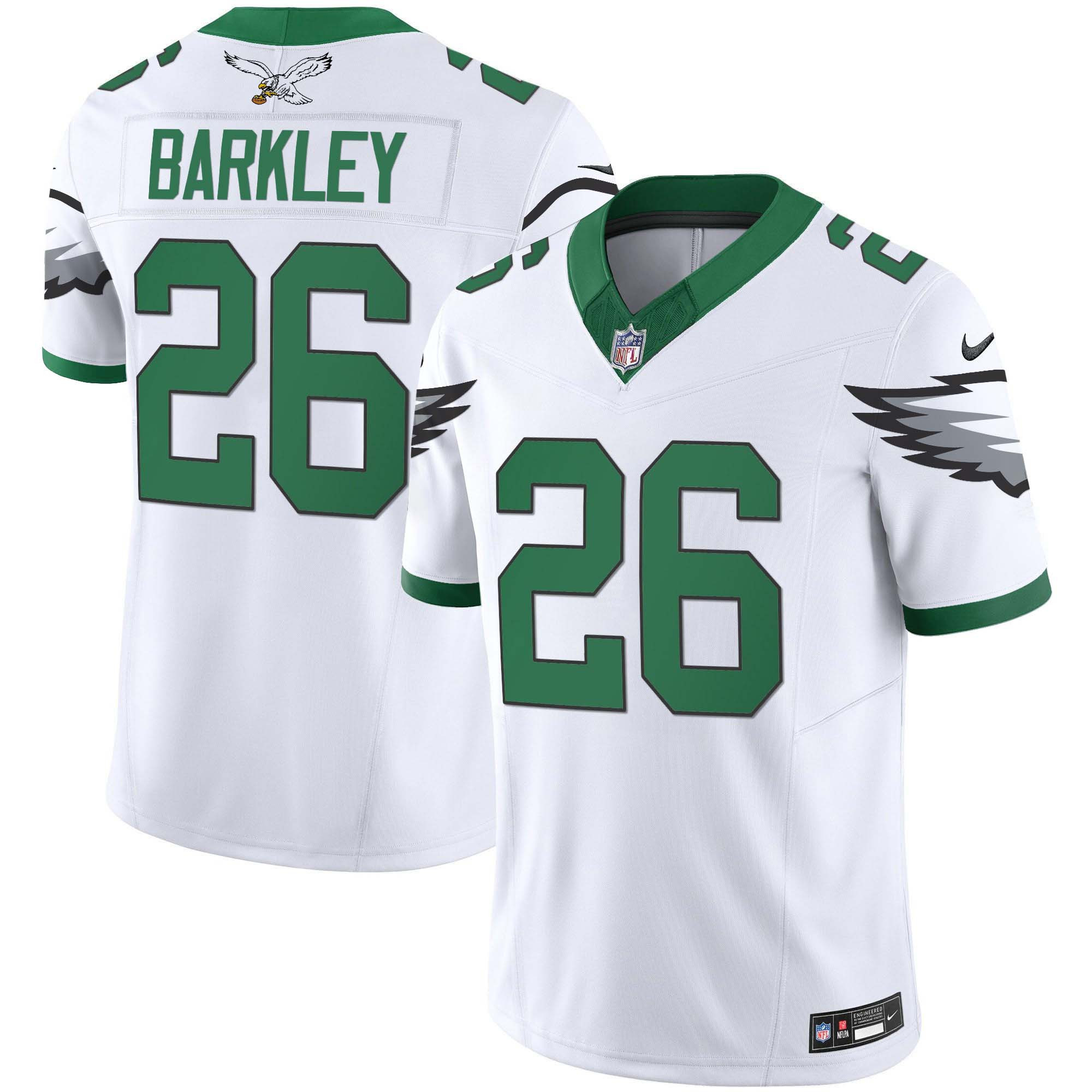 Men’s Philadelphia Eagles Kelly Green Vapor Limited Jersey V3 – All Stitched