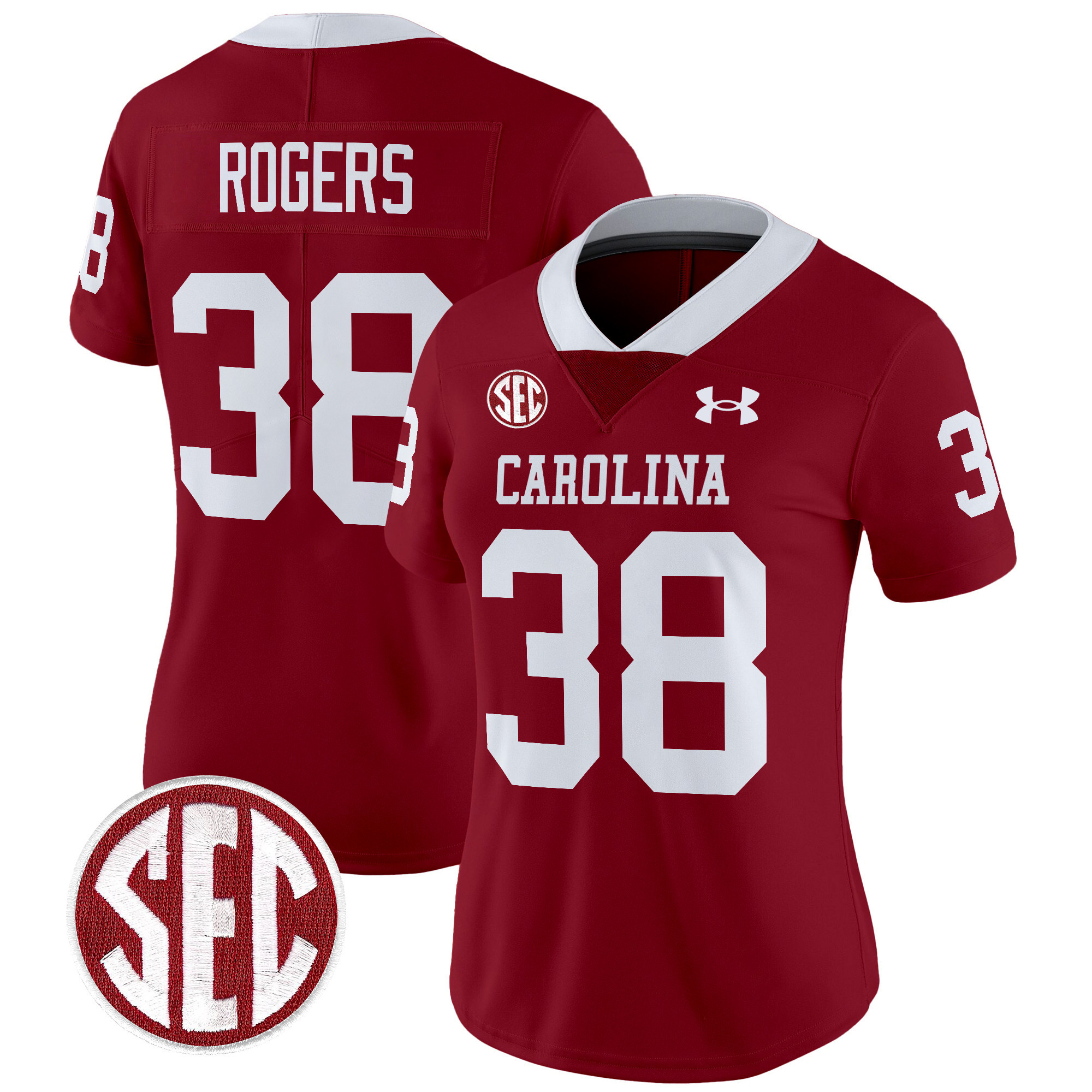 Women’s South Carolina Gamecocks 1980 Throwback Vapor Limited Jersey – All Stitched