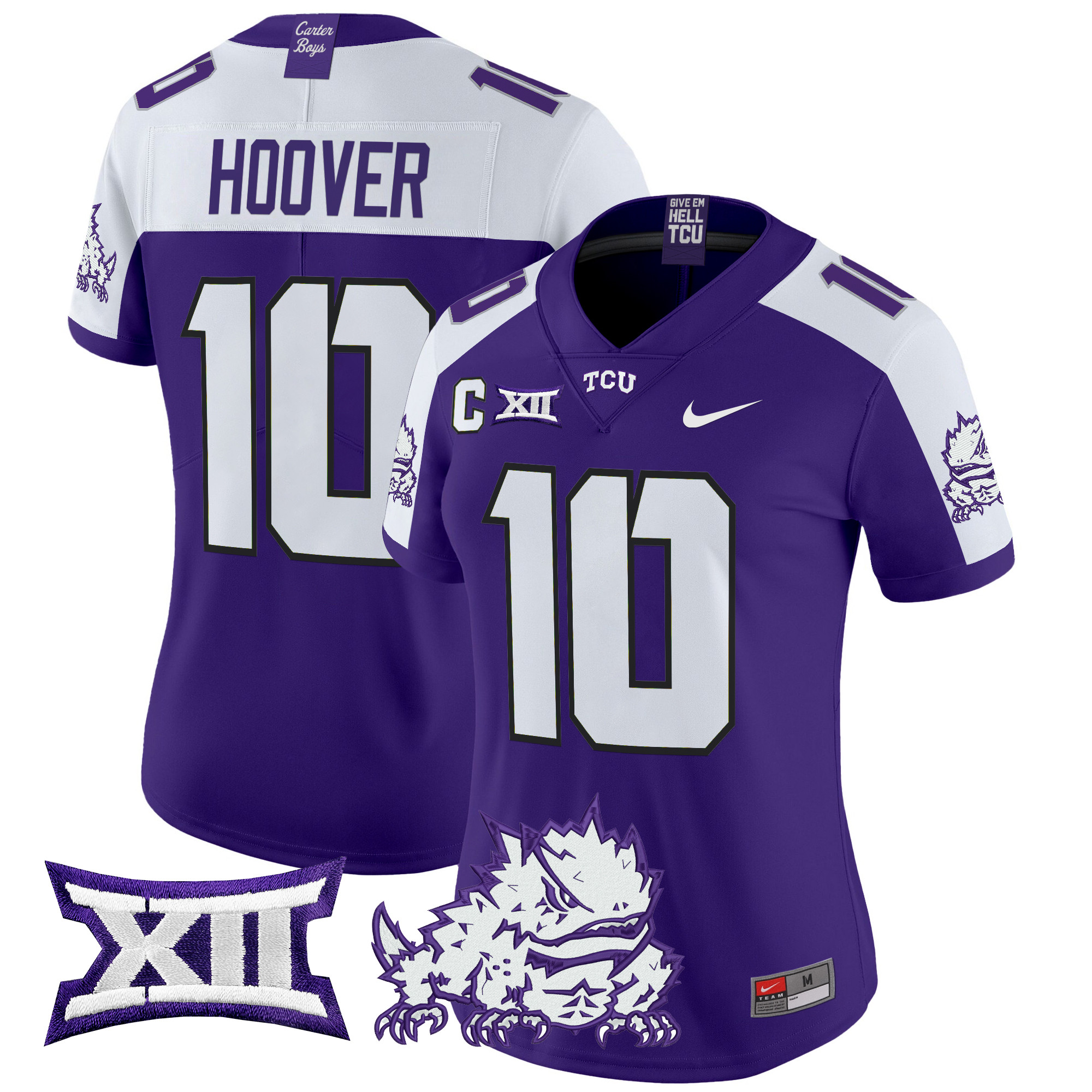 Women’s TCU Horned Frogs 2024 Vapor Limited Jersey – All stitched