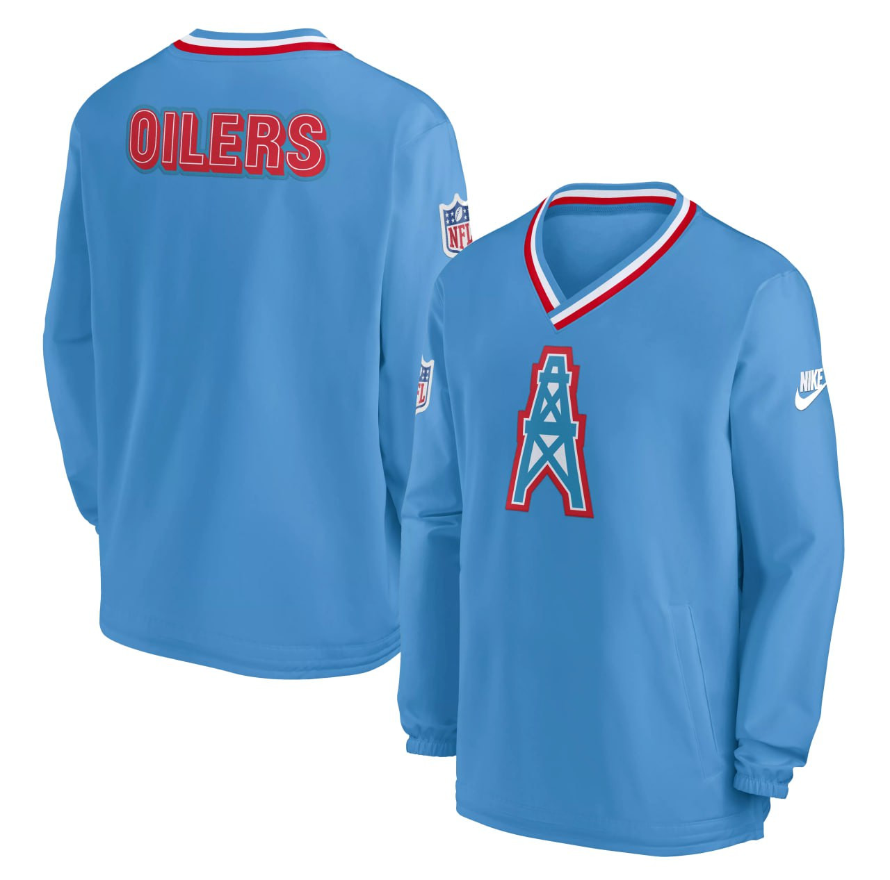 Tennessee Titans Oilers Throwback Oilers Jacket