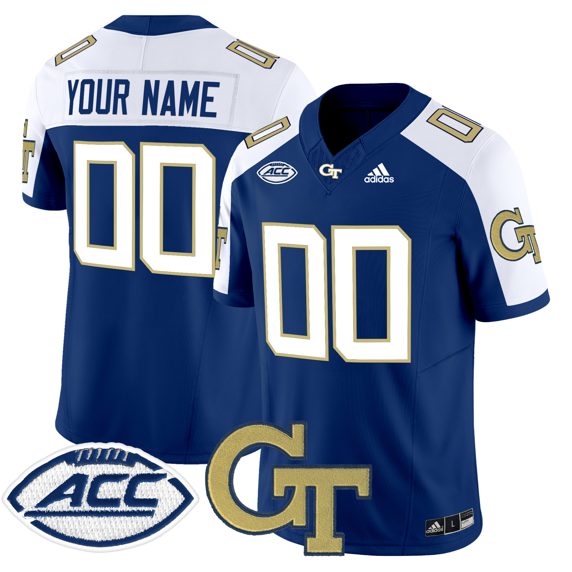 Georgia Tech Yellow Jackets 2024 Vapor Limited Custom Jersey – All stitched