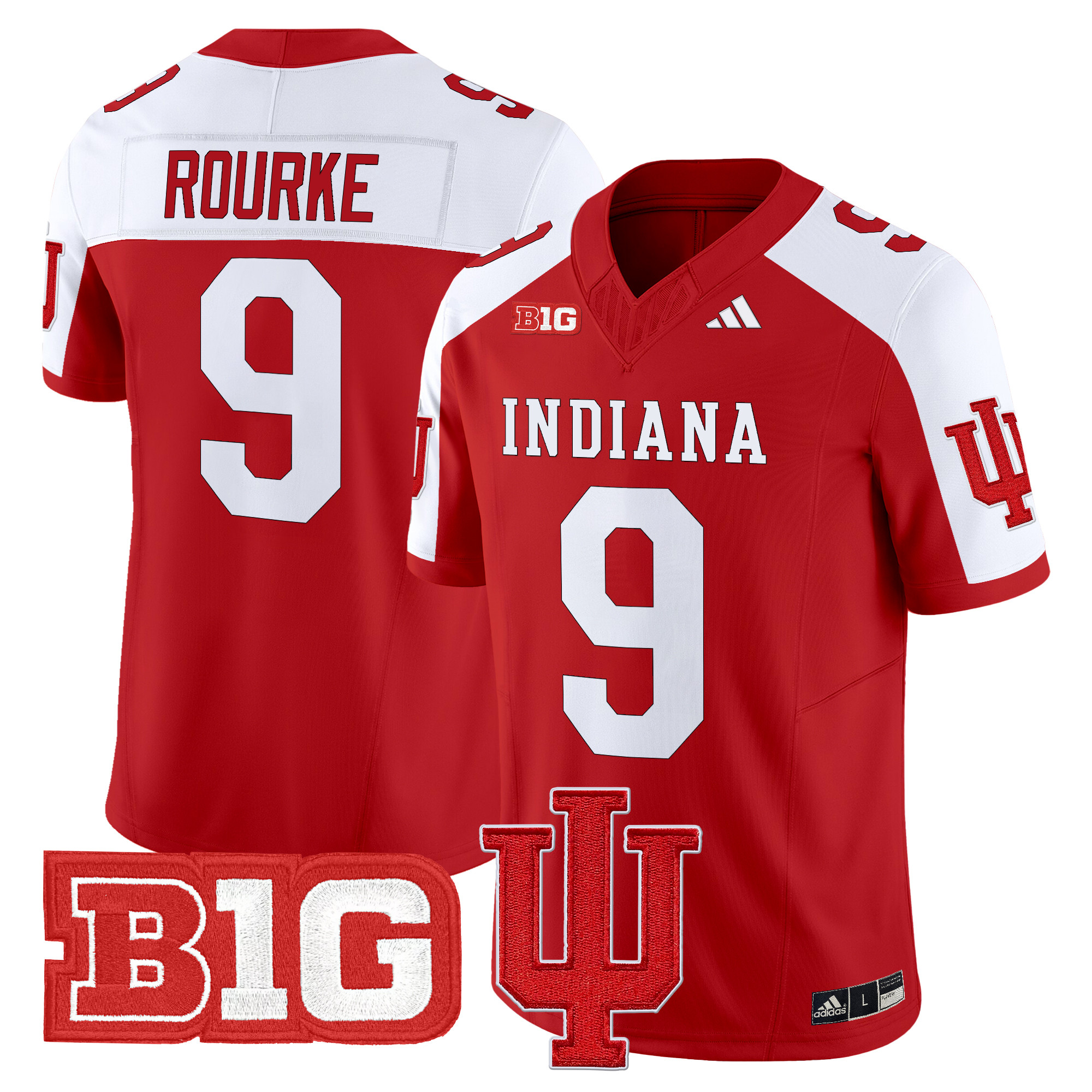 Men’s Indiana Hoosiers 2024 Vapor Limited Jersey V2 – All Stitched