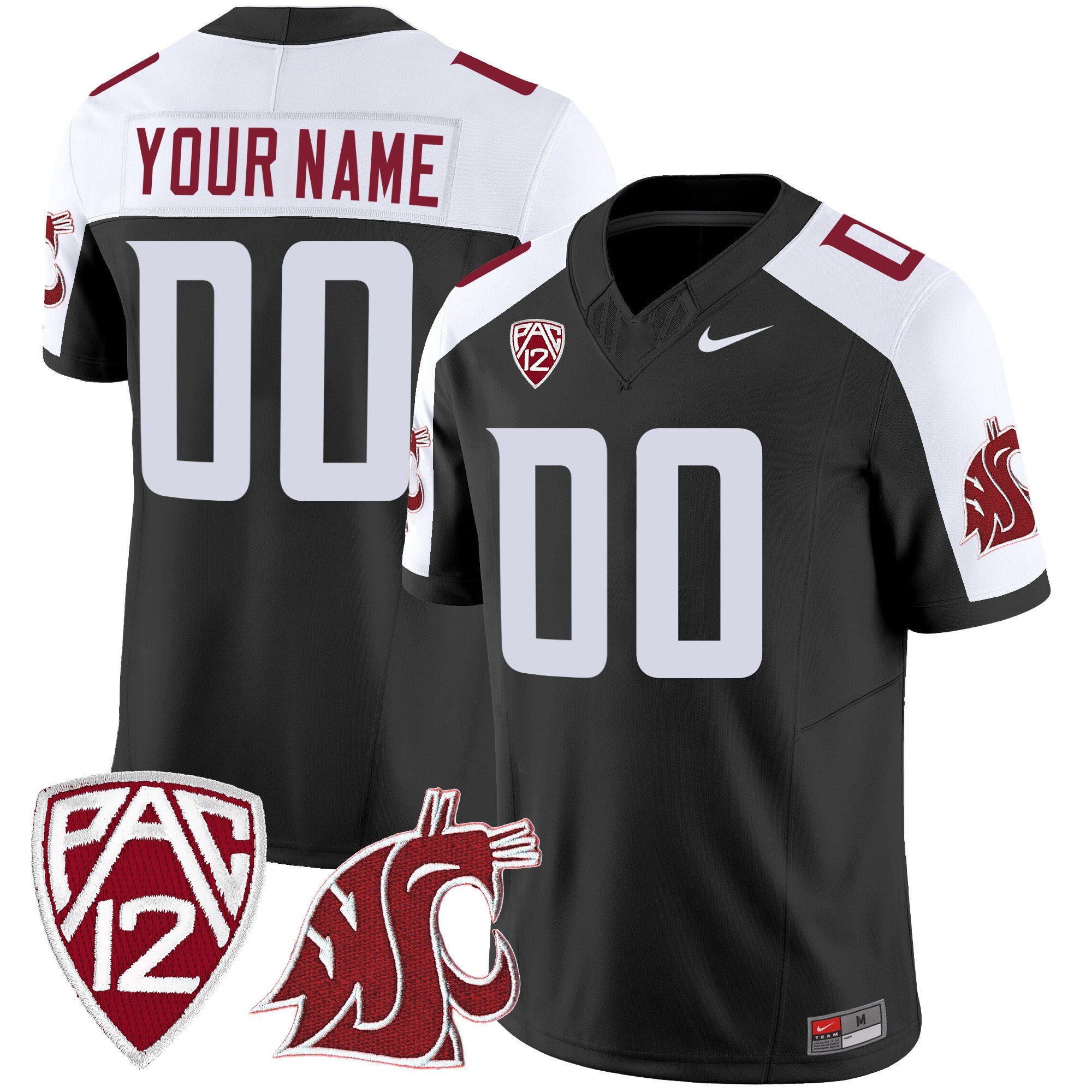 Washington State Cougars Vapor Limited Custom Jersey – All Stitched