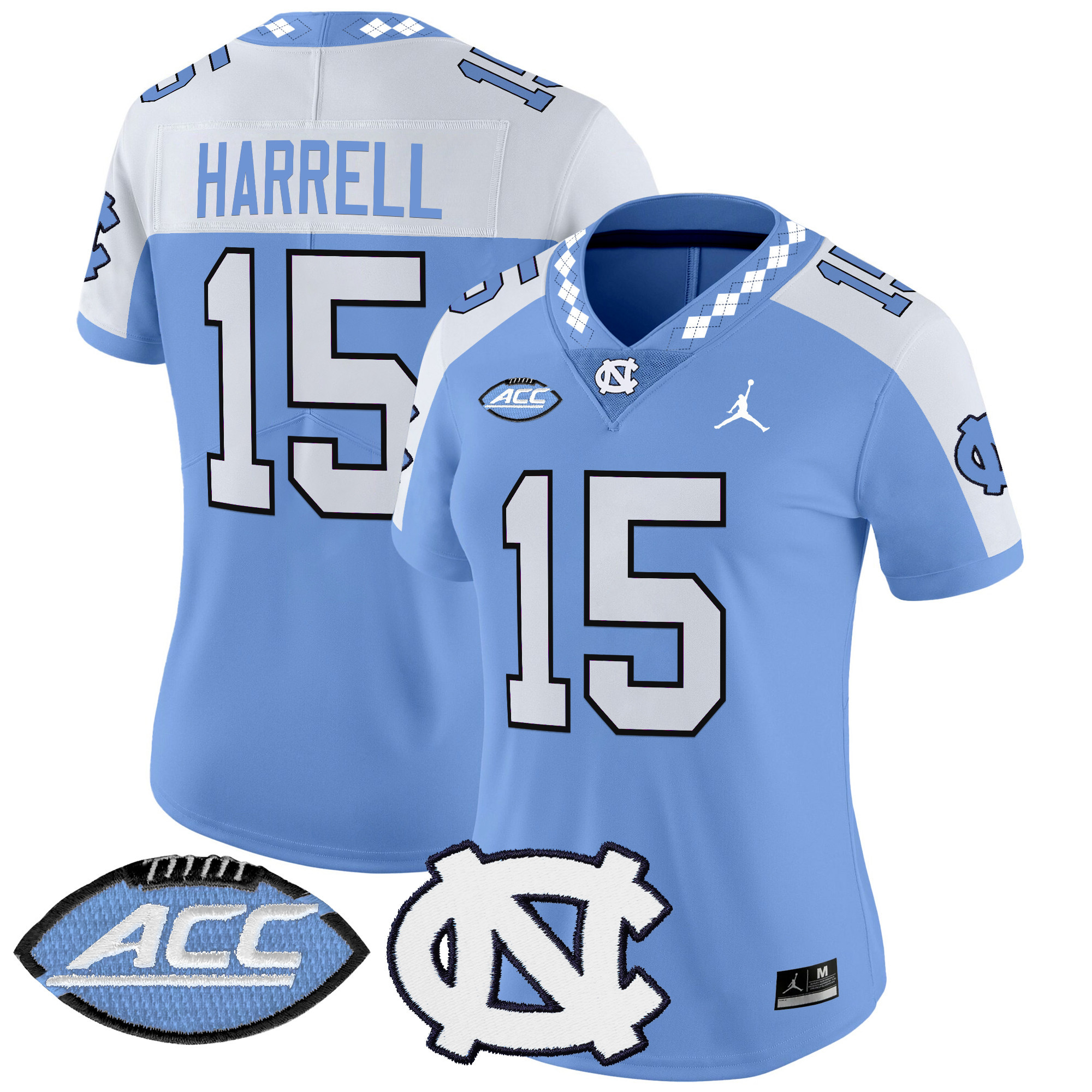 Women’s North Carolina Tar Heels 2024 Vapor Limited Jersey – All Stitched