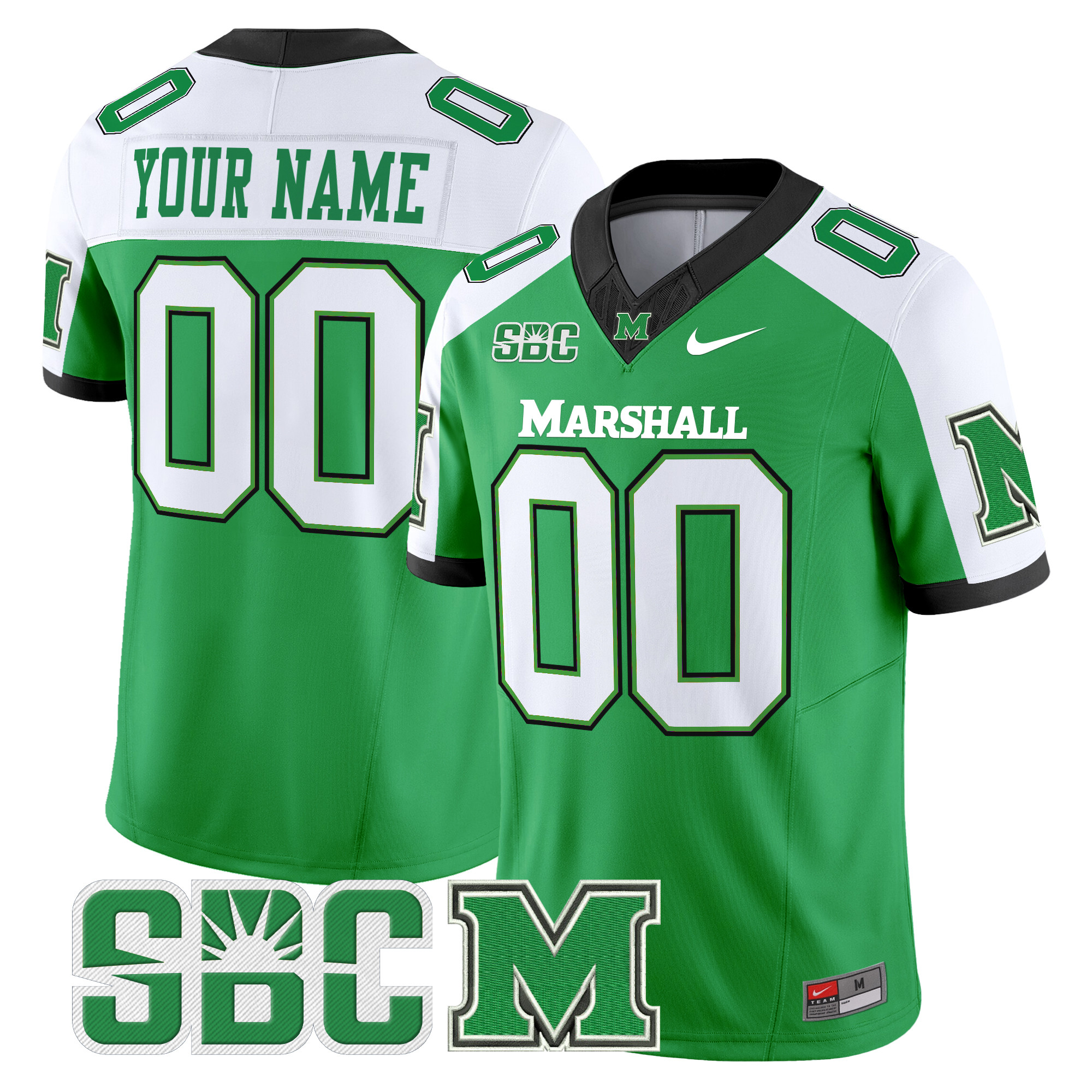 Marshall Thundering Herd 2024 Vapor Limited Custom Jersey – All stitched
