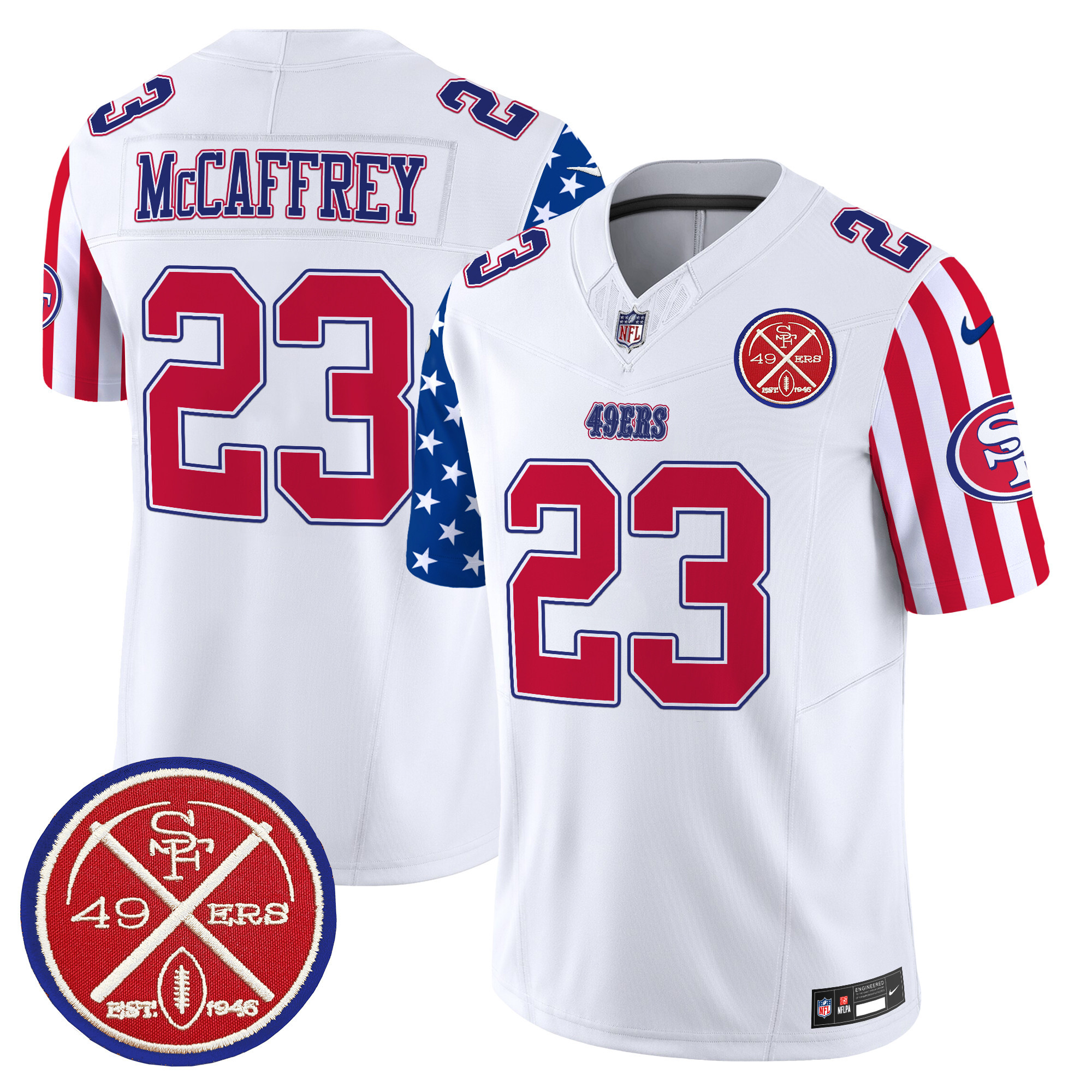 Men’s San Francisco 49ers American Style Vapor Limited Jersey – All Stitched
