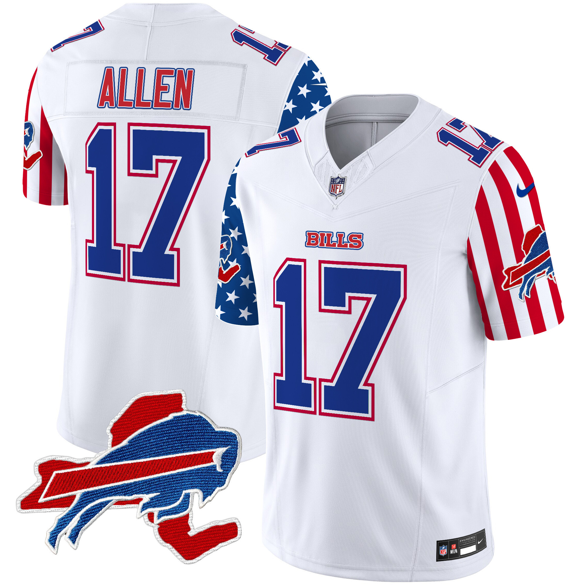 Men’s Buffalo Bills American Style Vapor Limited Jersey – All Stitched