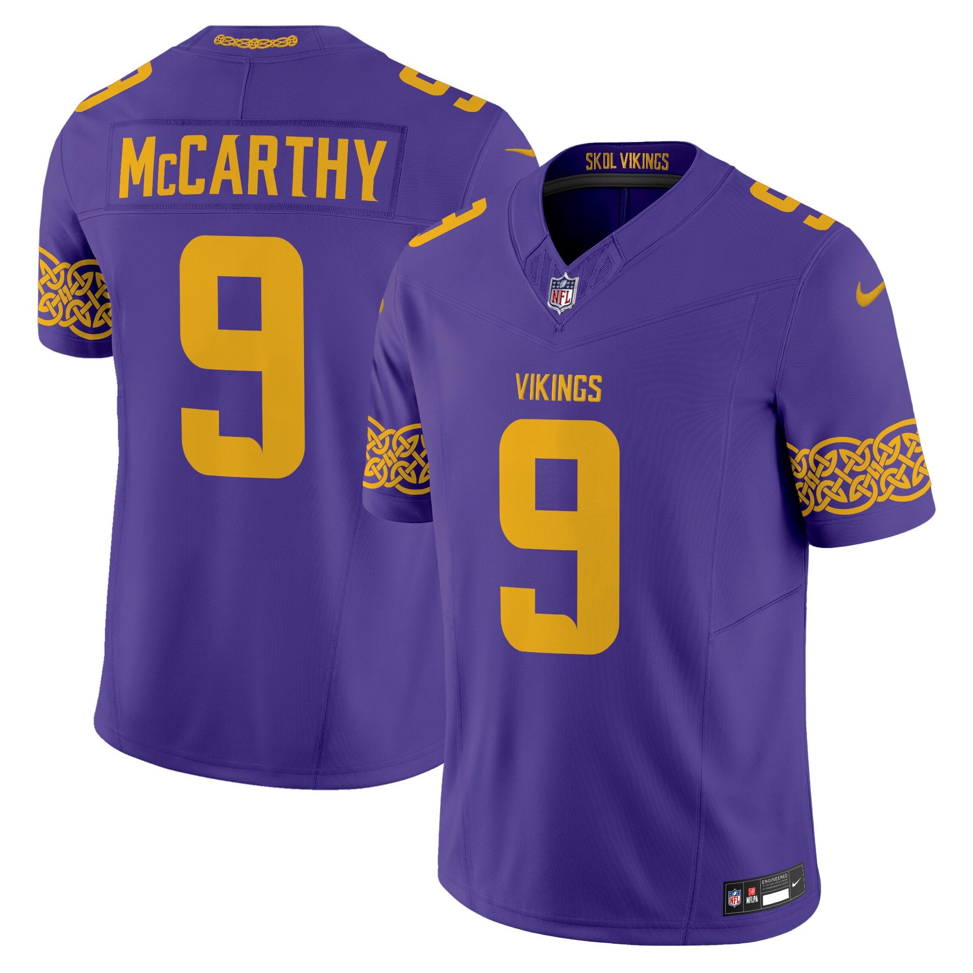 Men’s Minnesota Vikings Nordic Pattern Vapor Limited Jersey – All Stitched