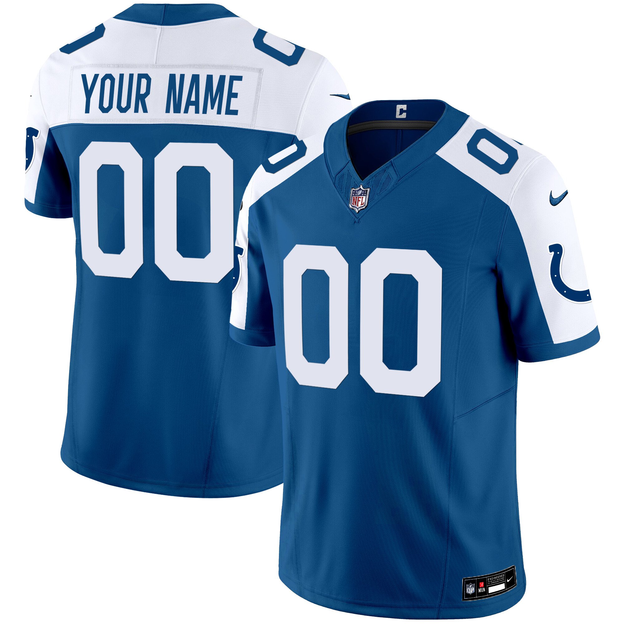 Indianapolis Colts Vapor Limited Custom Jersey – All Stitched