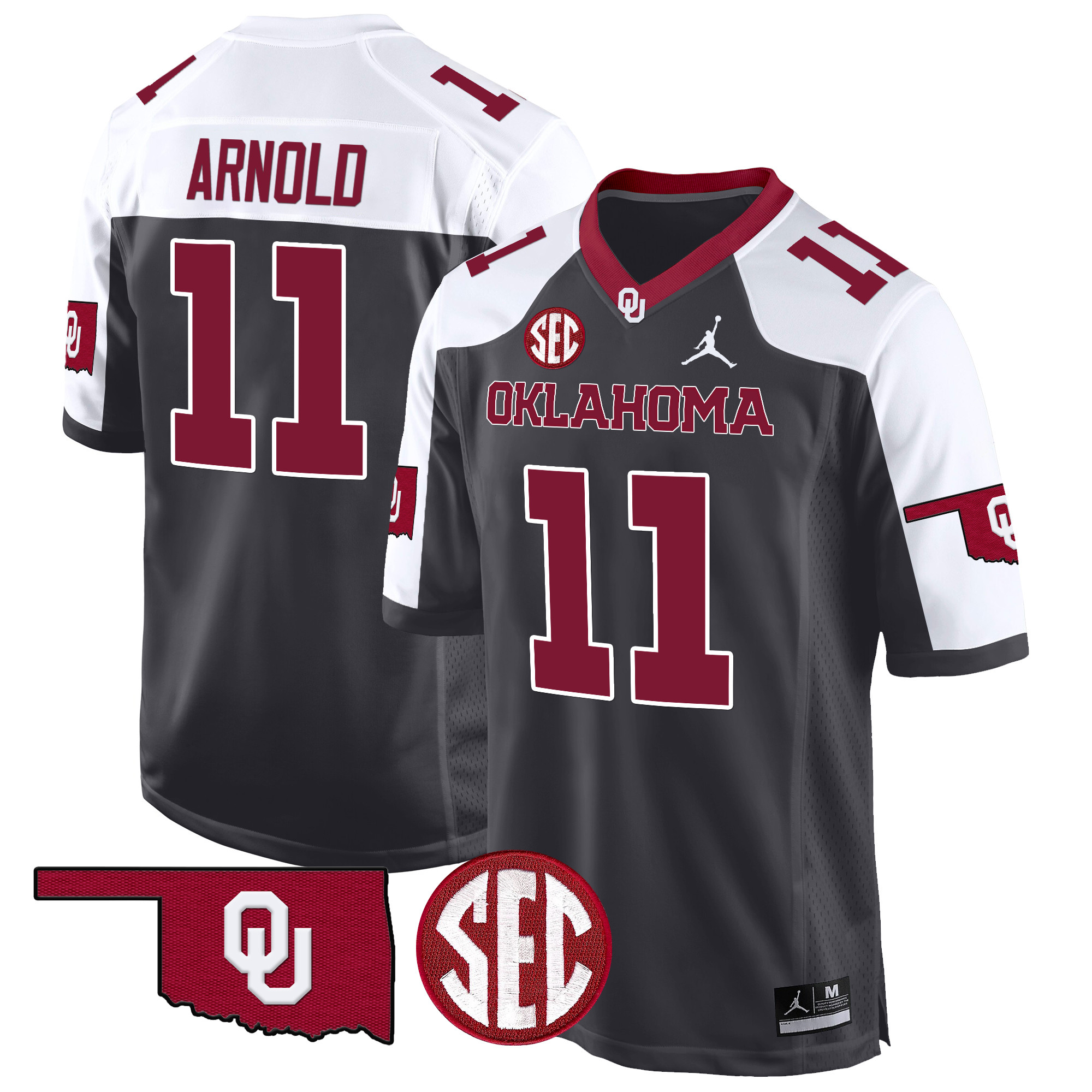 Men’s Oklahoma Sooners 2024 Game Jersey – All Stitched