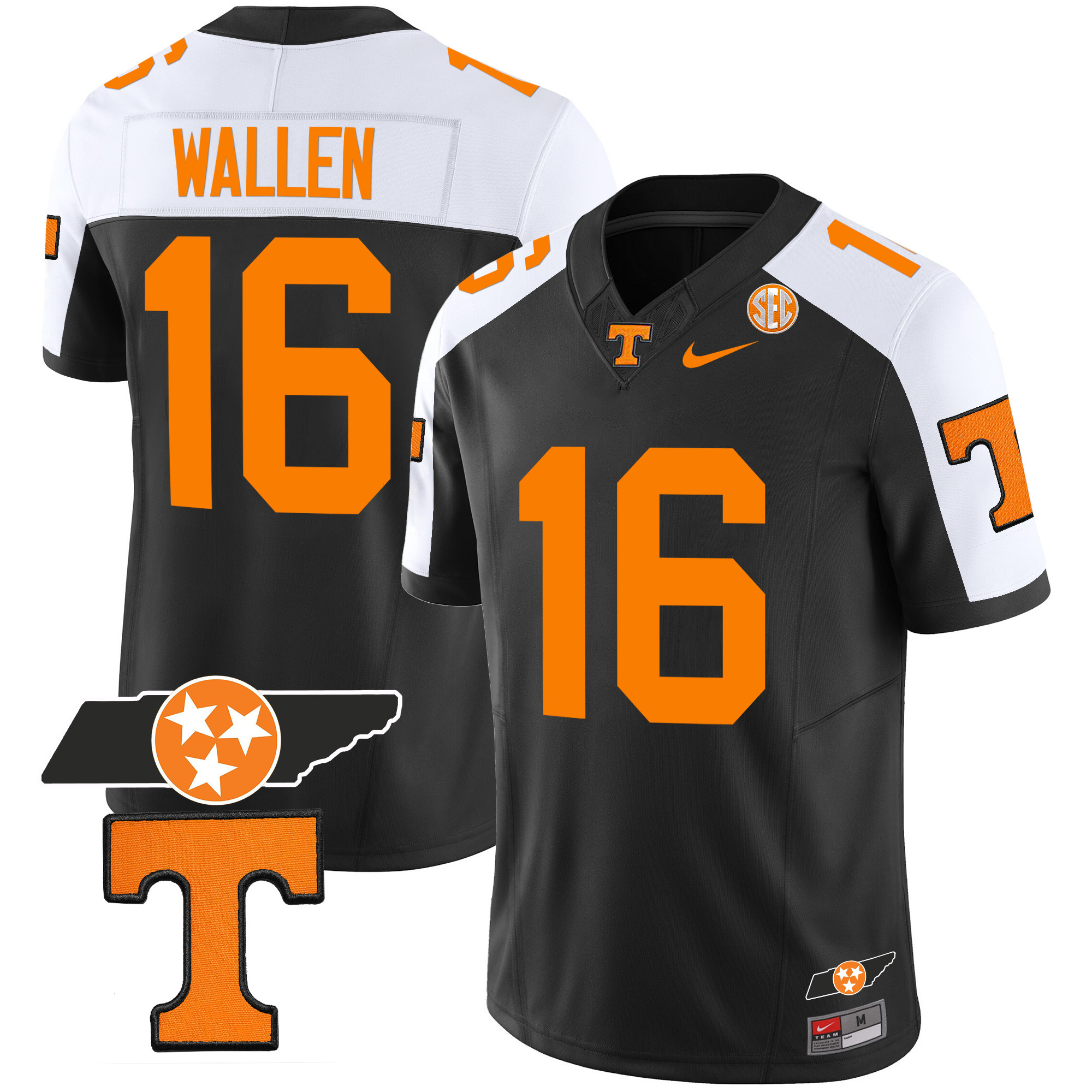 Men’s Tennessee Volunteers Checkerboard & Alternate Jersey V2 – Stitched