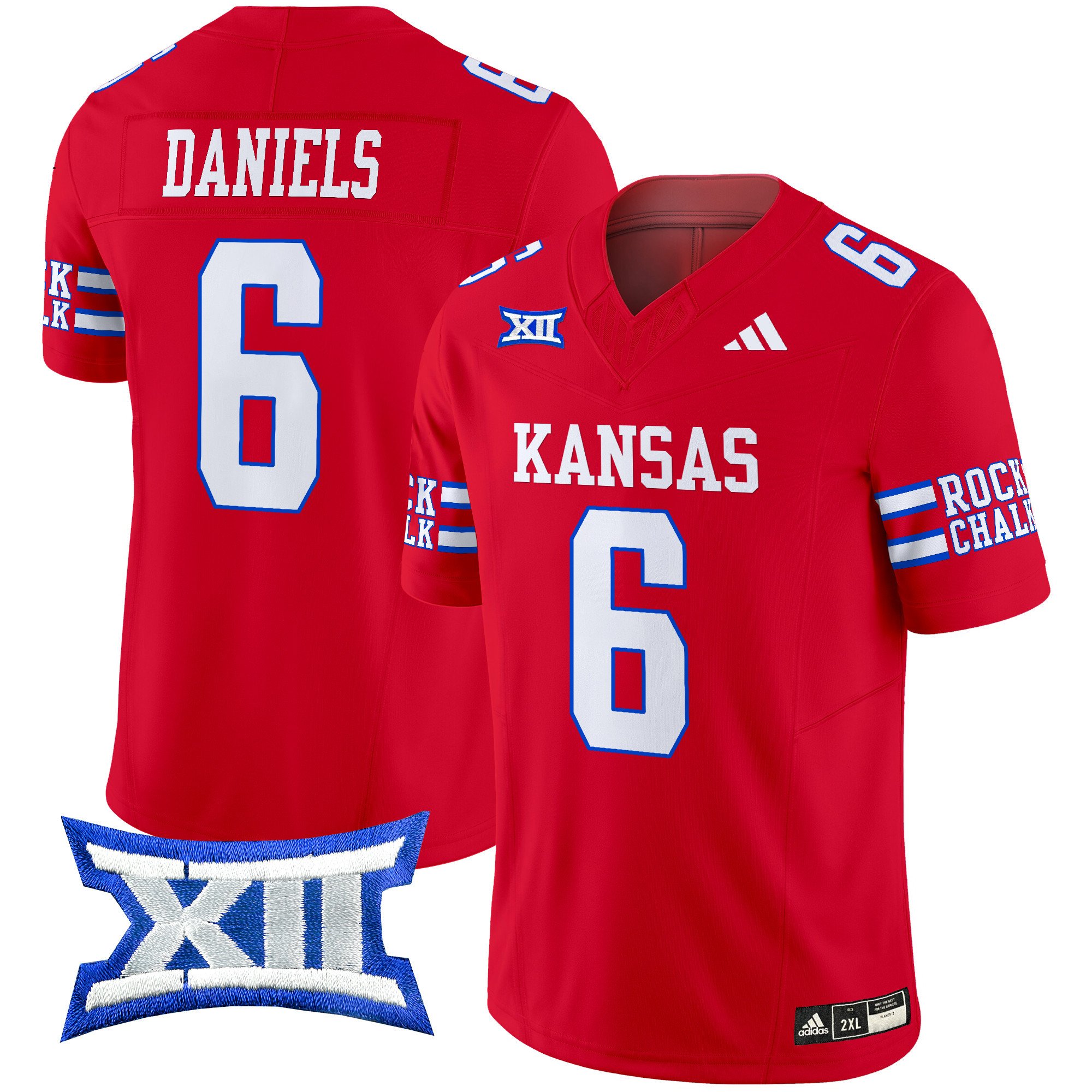 Men’s Kansas Jayhawks 2024 Vapor Limited Jersey – All Stitched