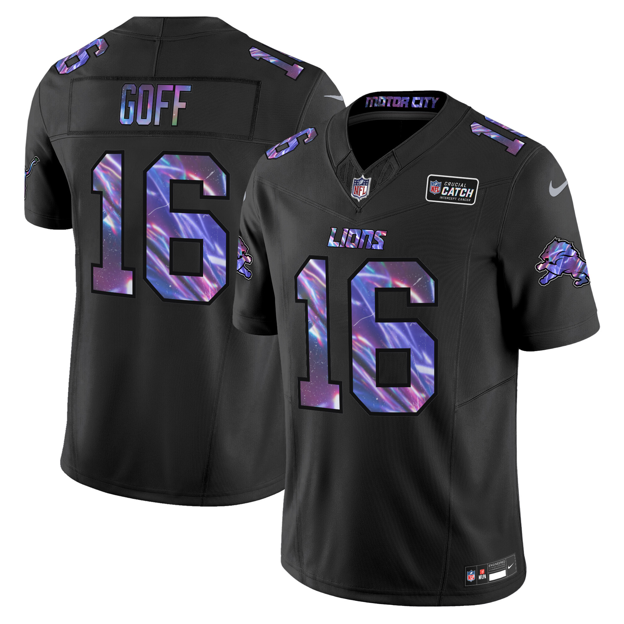 Men’s Detroit Lions 2024 Crucial Catch Vapor Limited Jersey – All Stitched