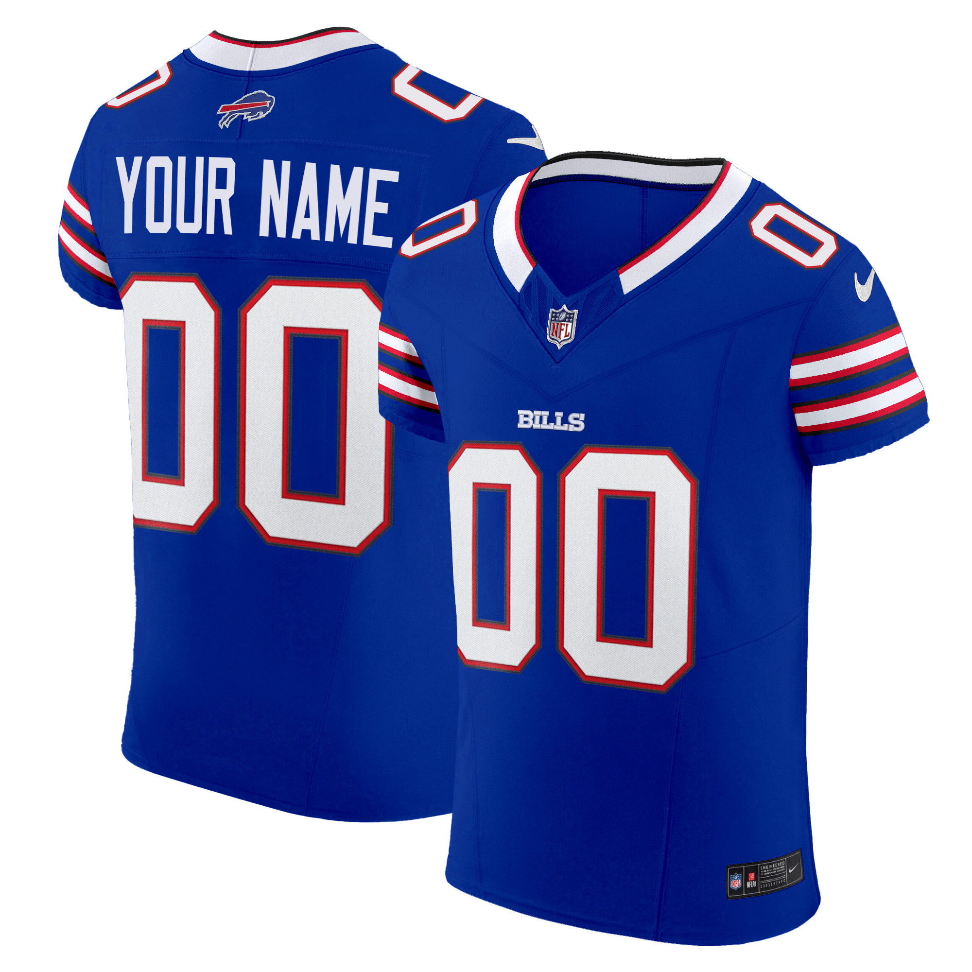 Buffalo Bills Vapor Elite Custom Jersey – All Stitched